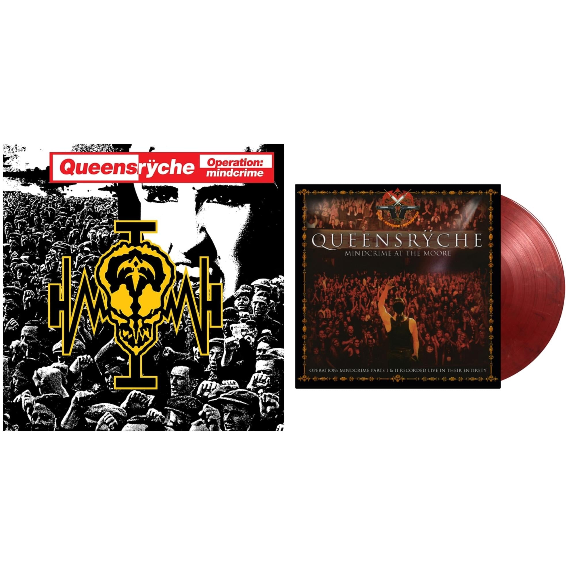 Operation: Mindcrime (2LP) & Mindcrime At The Moore (4LP/Limited/Translucent Red, Solid White & Black Marbled Vinyl/180G)