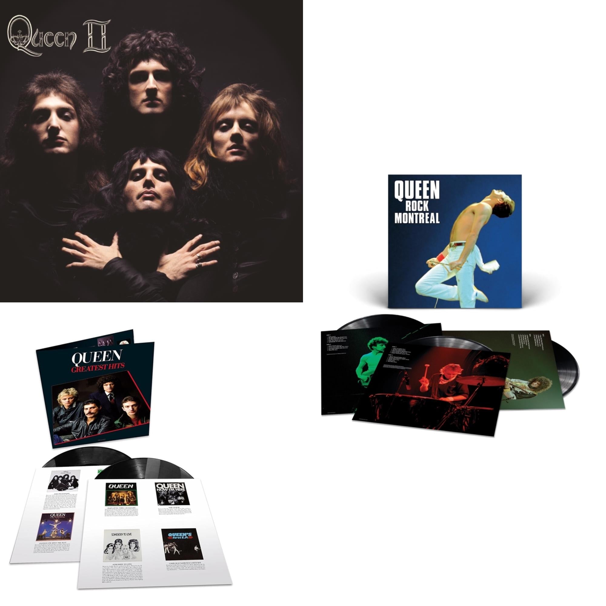 Greatest Hits 1 (180G/Dl Card/2LP) & Queen Ii & Queen Rock Montreal (3LP)