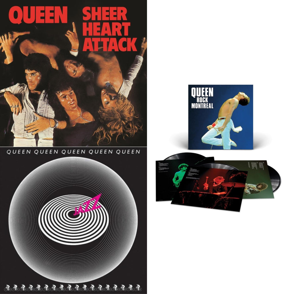Jazz & Sheer Heart Attack (Half-Speed LP Vinyl) & Queen Rock Montreal (3LP)