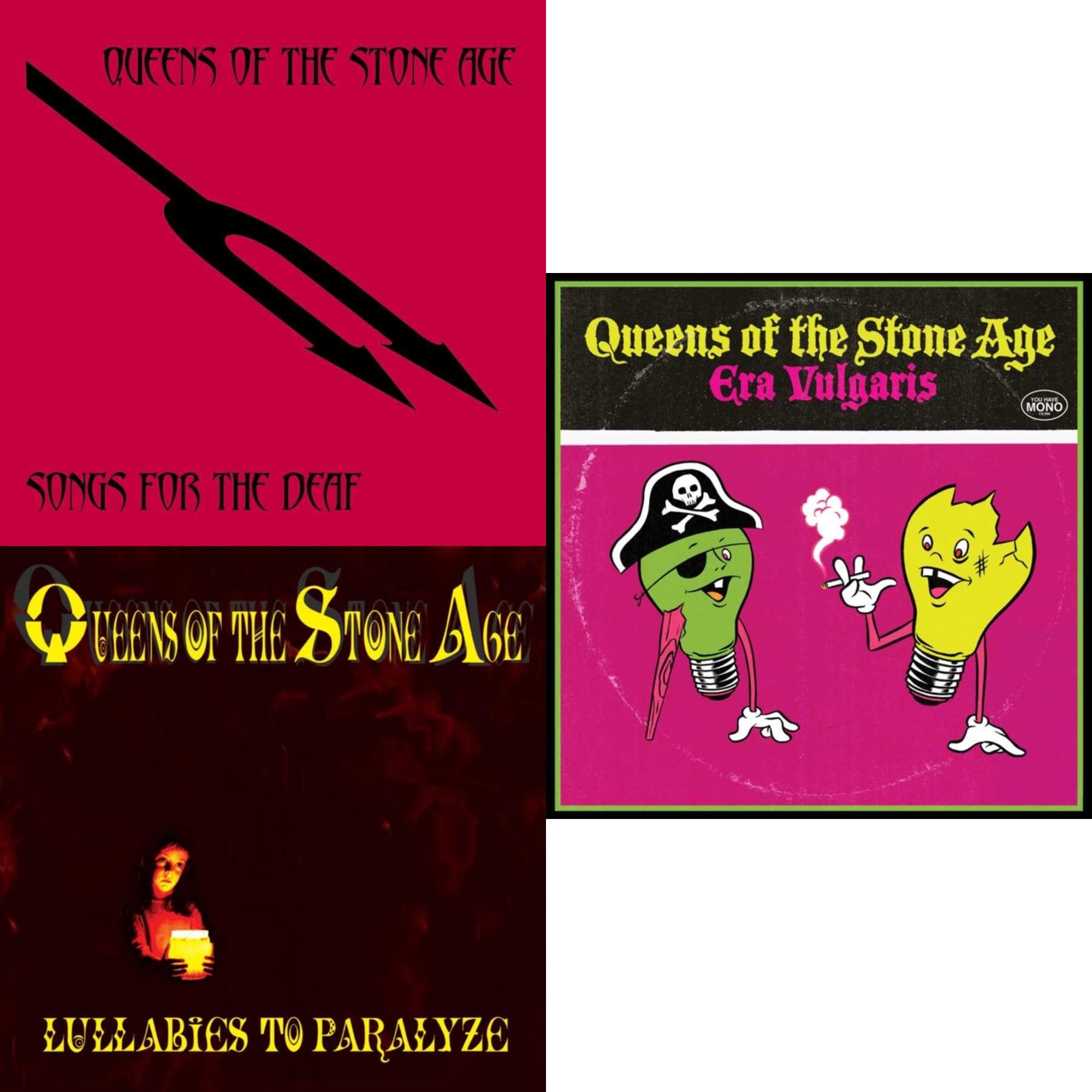 Era Vulgaris (180G) & Lullabies To Paralyze (2LP/180G) (X) & Songs For The Deaf (180G) (X)