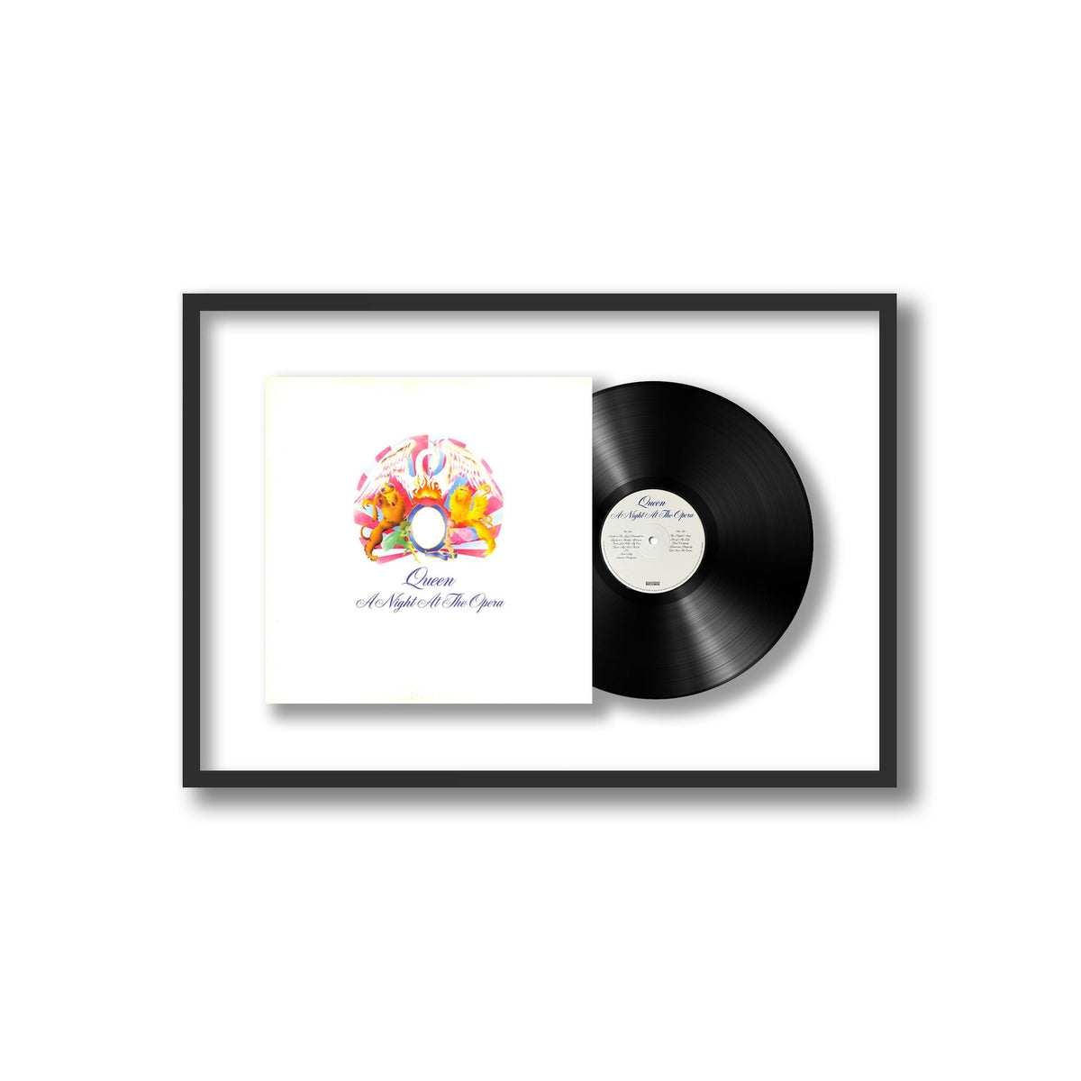 Queen - A Night At The Opera - Framed Vinyl Record