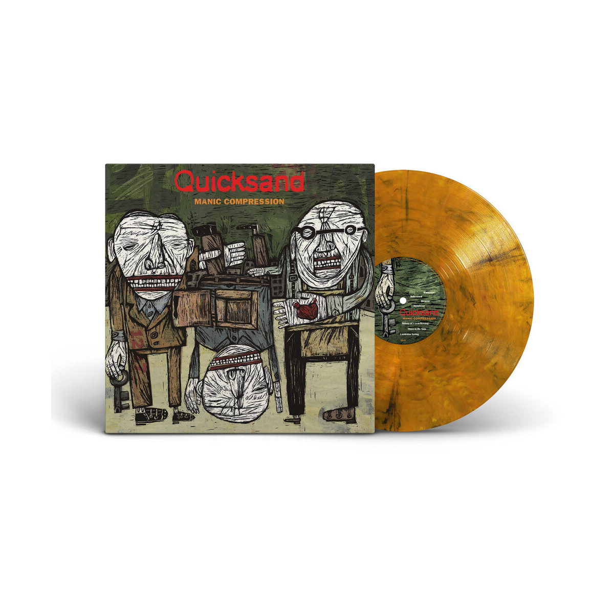 Quicksand – Manic Compression (Orange LP Vinyl) Vinyl Record