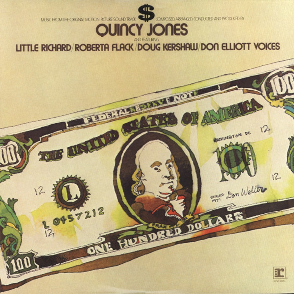 Quincy Jones – $ Original Motion Picture Soundtrack (LP Vinyl) Vinyl Record