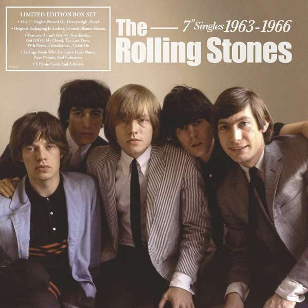 The Rolling Stones Singles 1963-1966 [7" Single Box Set] Vinyl Record