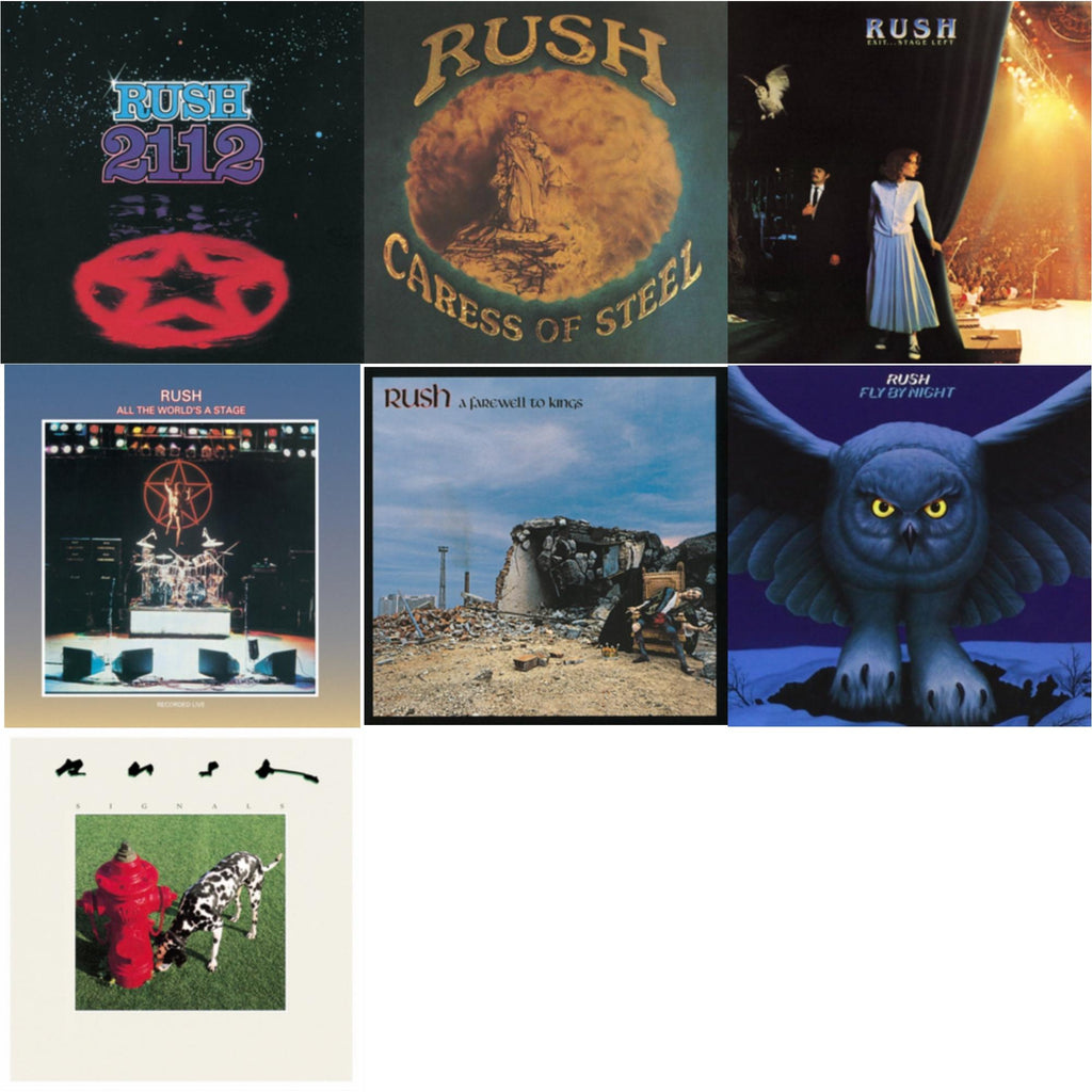 Fly By Night (180G) & Caress Of Steel (180G/Dl Card) & All The World's A Stage (180G) & 2112 (180G) & Farewell To Kings (180G) & Exit Stage Left (180G) & Signals (180G)