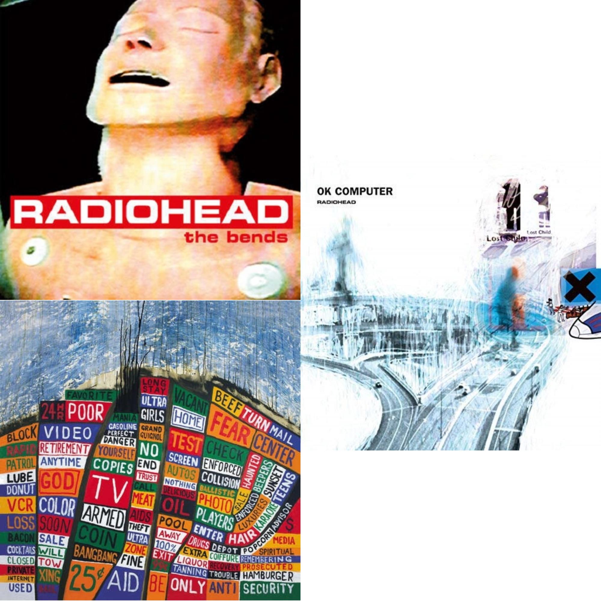 Bends (180G) & Ok Computer (2LP/180G) & Hail To The Thief (2LP/45 RPM/180G)