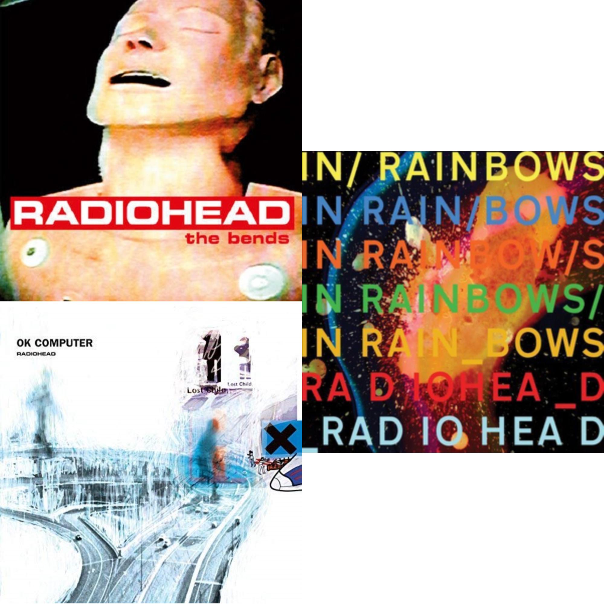 In Rainbows (180G) & Bends (180G) & Ok Computer (2LP/180G)