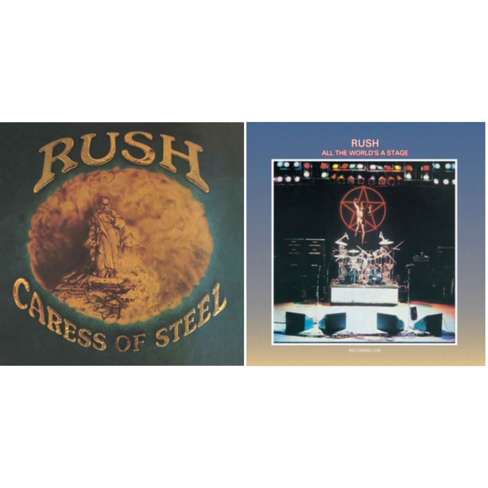 Rush - Caress Of Steel (180G/Dl Card) & All The World's A Stage (180G) - LP Vinyl Bundle