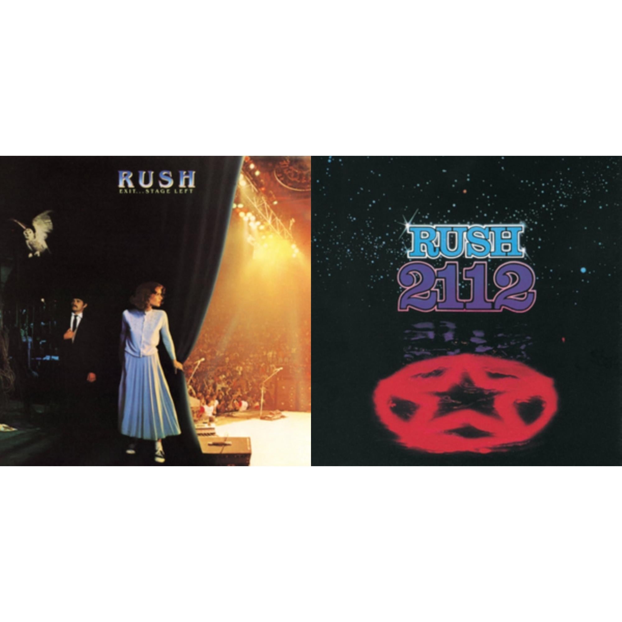 Rush - Exit Stage Left (180G) & 2112 (180G) - LP Vinyl Bundle