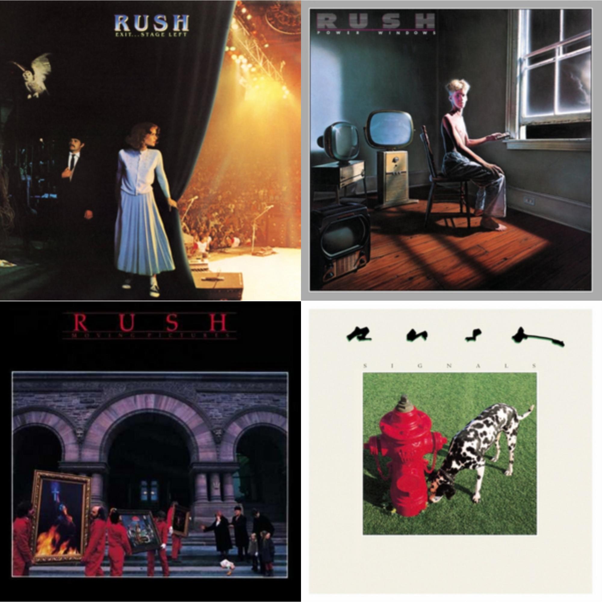 Moving Pictures (180G LP Vinyl/Dl Card) & Exit Stage Left (180G) & Signals (180G) & Power Windows (180G)