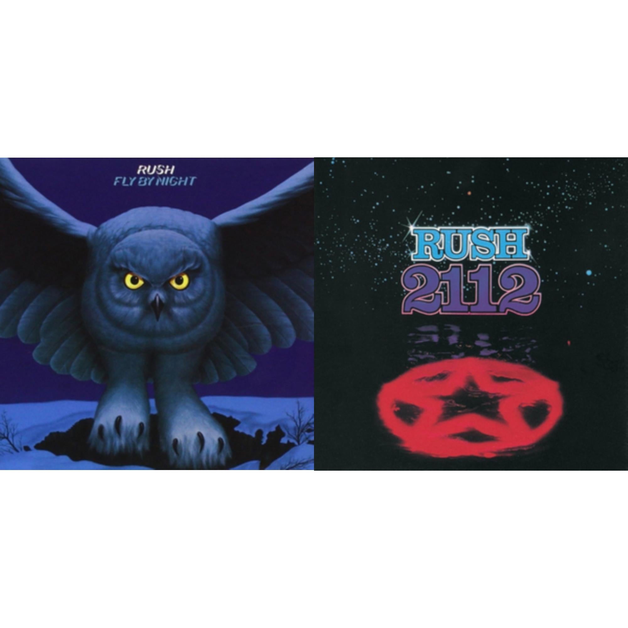 Rush - Fly By Night (180G) & 2112 (180G) - LP Vinyl Bundle