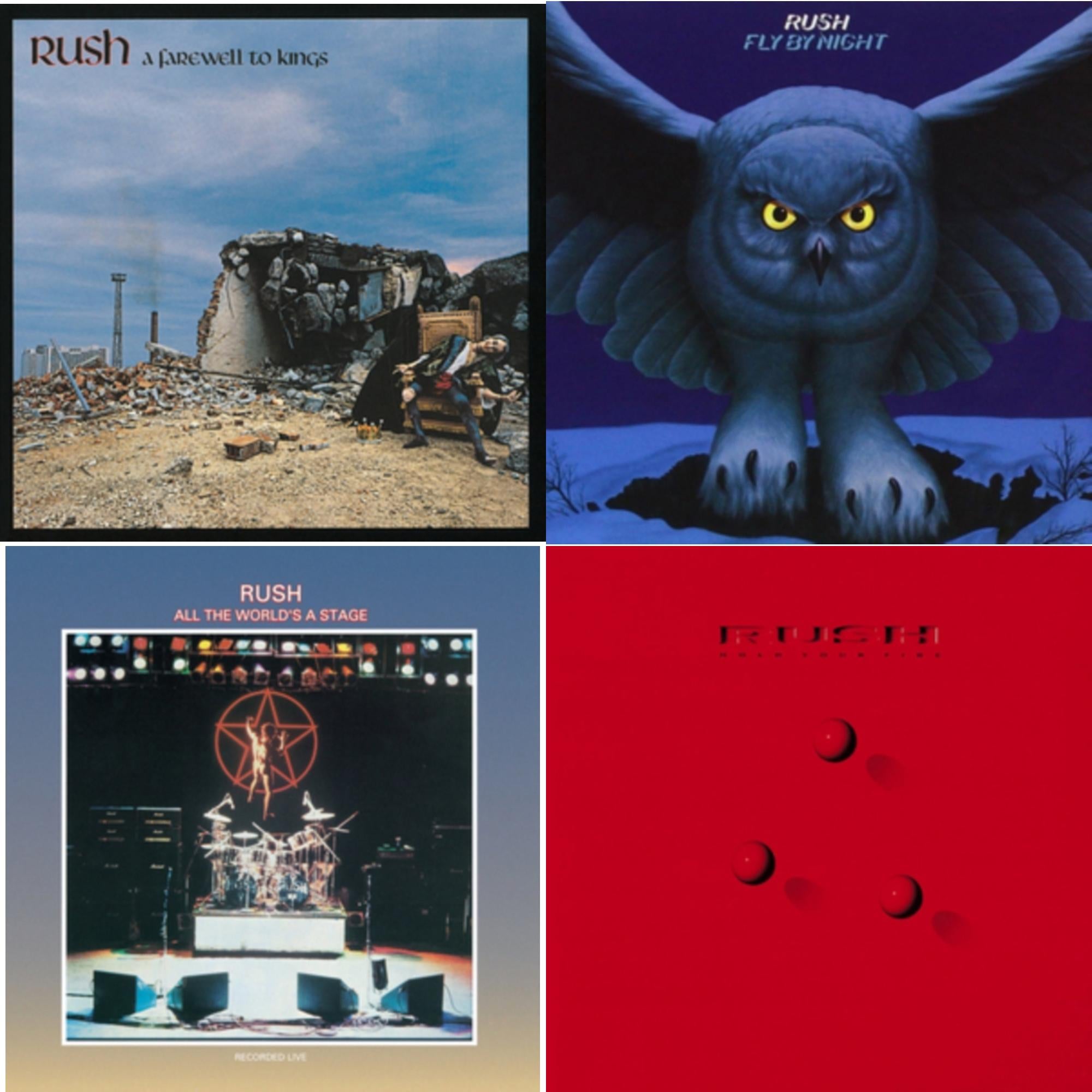 Fly By Night (180G) & All The World's A Stage (180G) & Farewell To Kings (180G) & Hold Your Fire (180G)