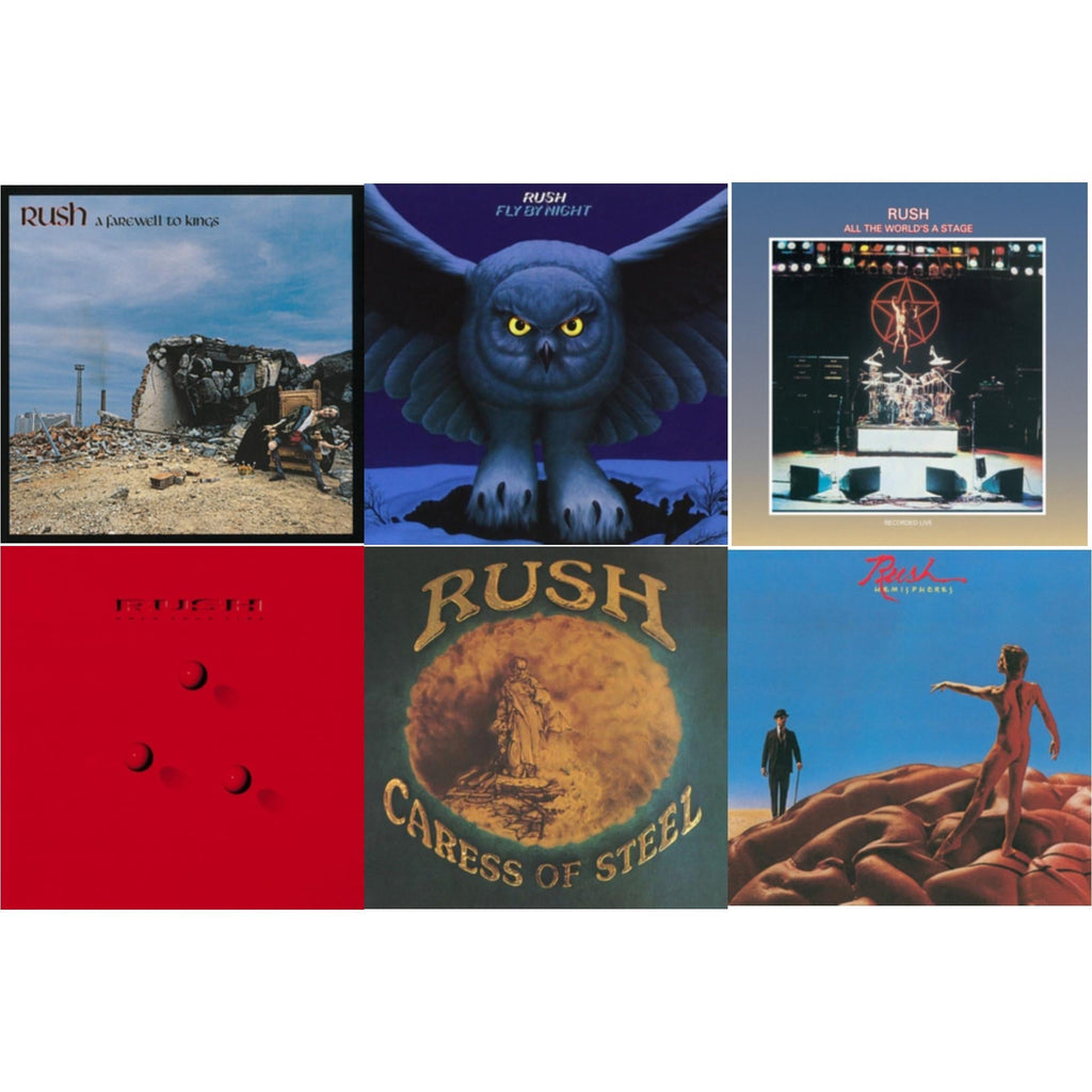 Fly By Night (180G) & Caress Of Steel (180G/Dl Card) & All The World's A Stage (180G) & Farewell To Kings (180G) & Hemispheres (180G) & Hold Your Fire (180G)