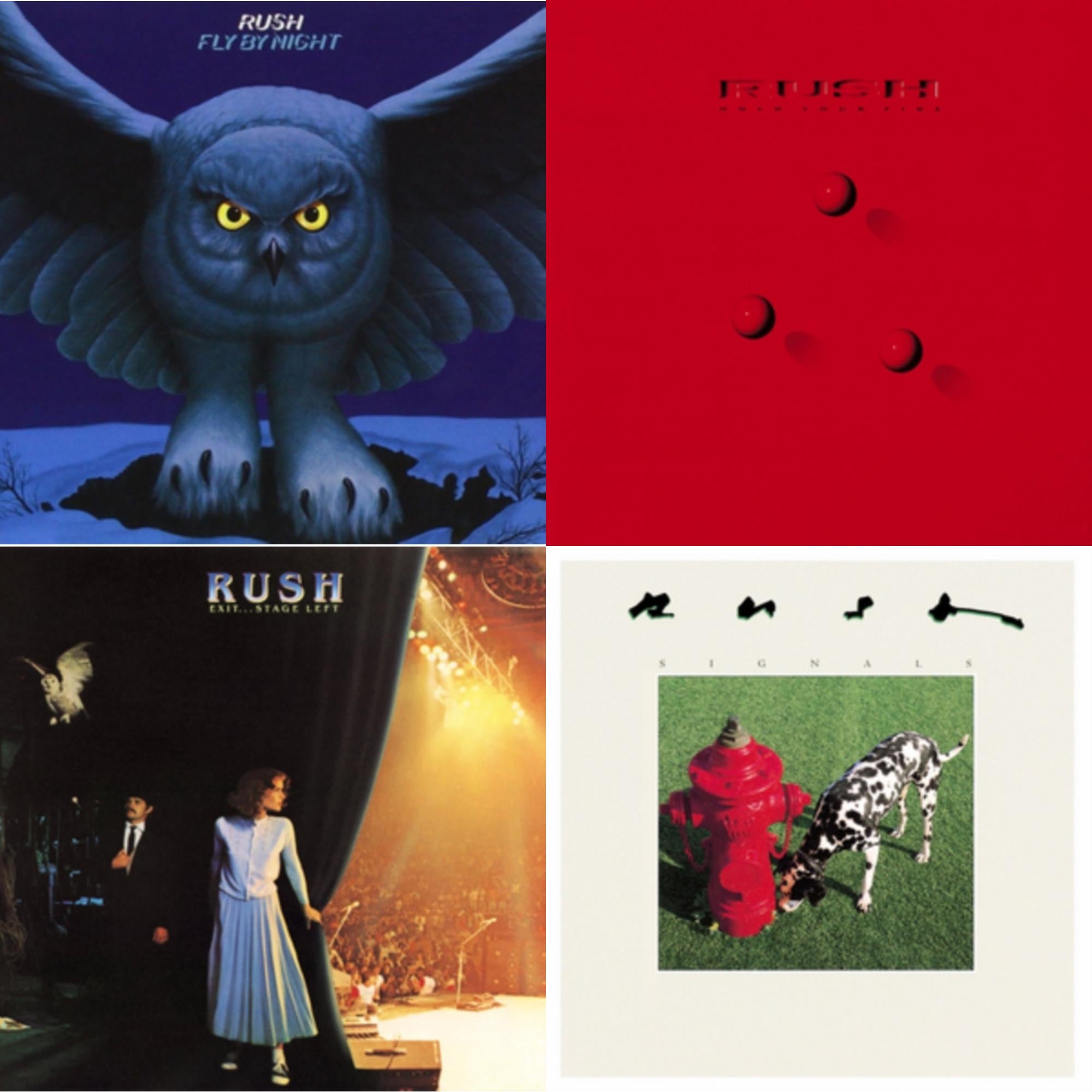 Fly By Night (180G) & Exit Stage Left (180G) & Signals (180G) & Hold Your Fire (180G)