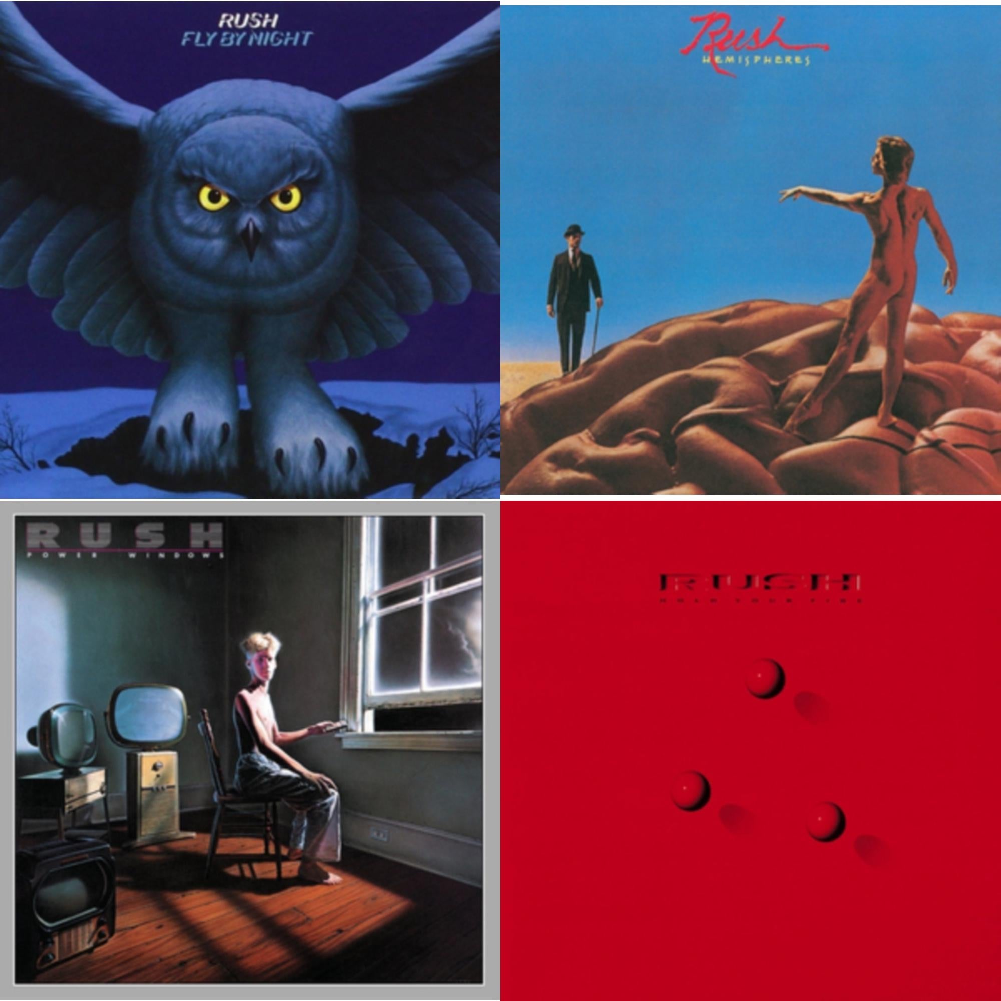 Fly By Night (180G) & Hemispheres (180G) & Power Windows (180G) & Hold Your Fire (180G)