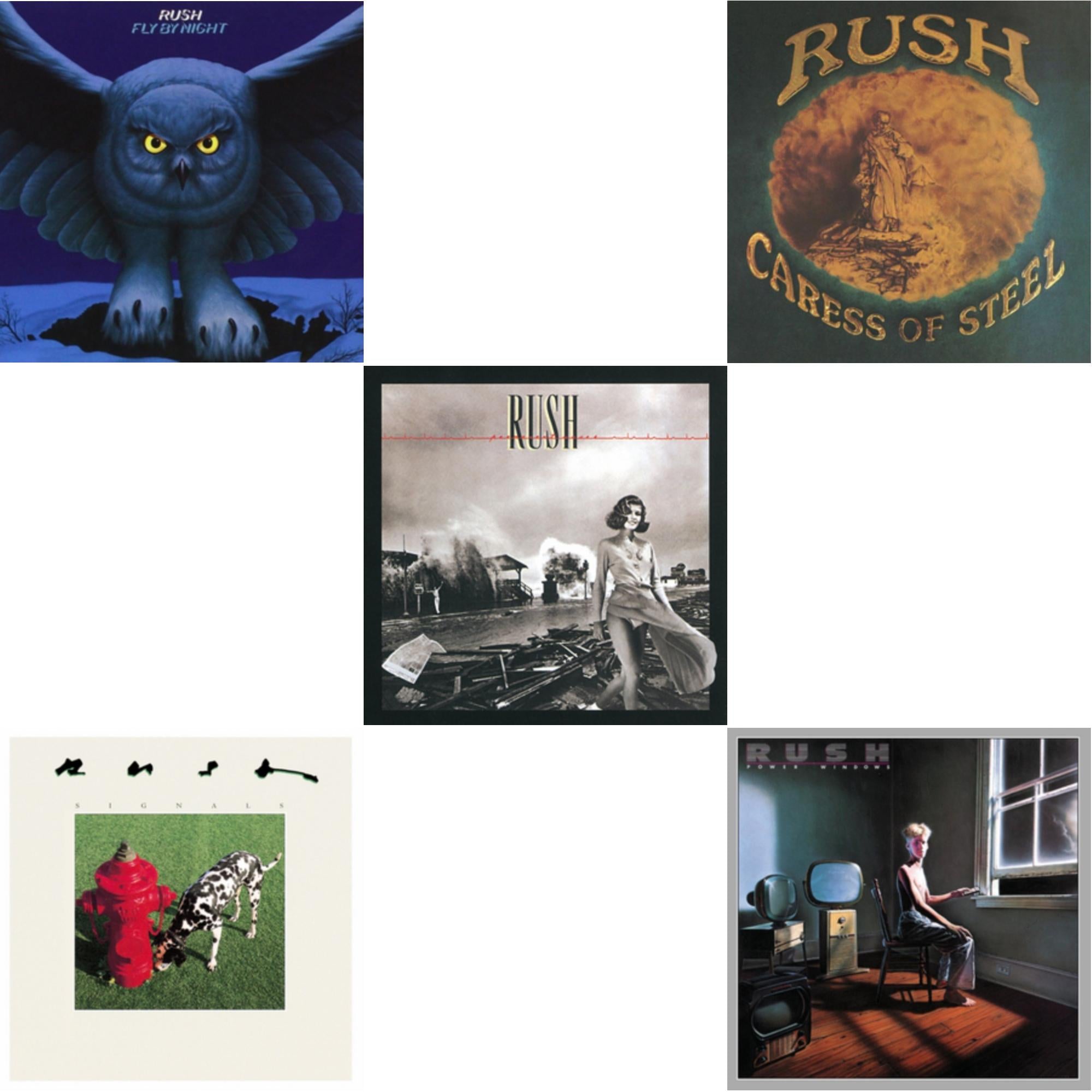 Fly By Night (180G) & Caress Of Steel (180G/Dl Card) & Permanent Waves (180G) & Signals (180G) & Power Windows (180G)