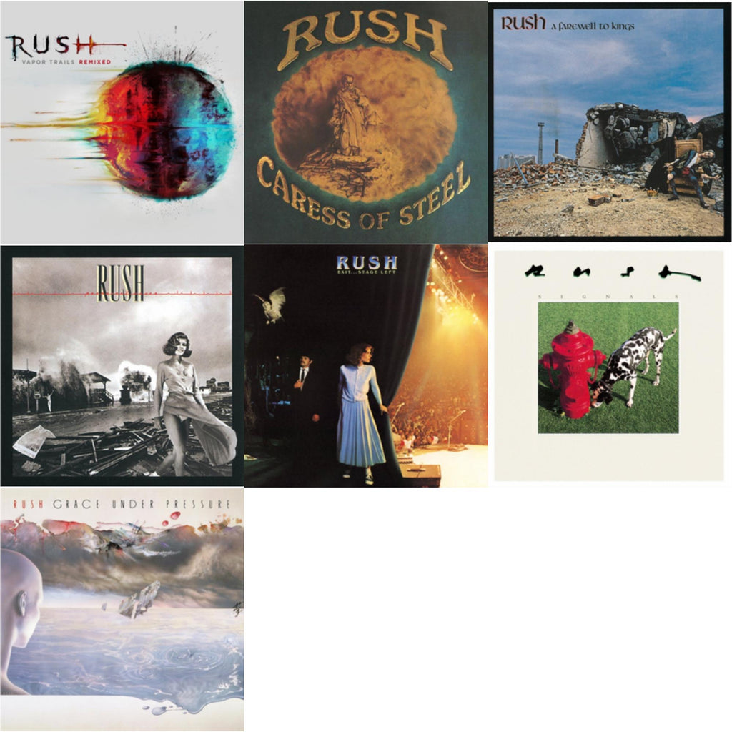 Vapor Trails (Remixed) & Caress Of Steel (180G/Dl Card) & Farewell To Kings (180G) & Permanent Waves (180G) & Exit Stage Left (180G) & Signals (180G) & Grace Under Pressure (180G)