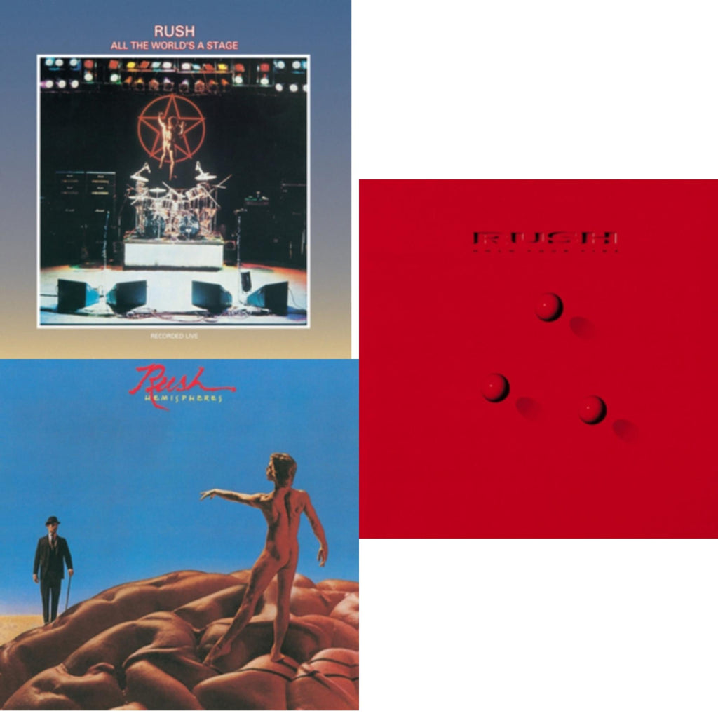 All The World's A Stage (180G) & Hemispheres (180G) & Hold Your Fire (180G)