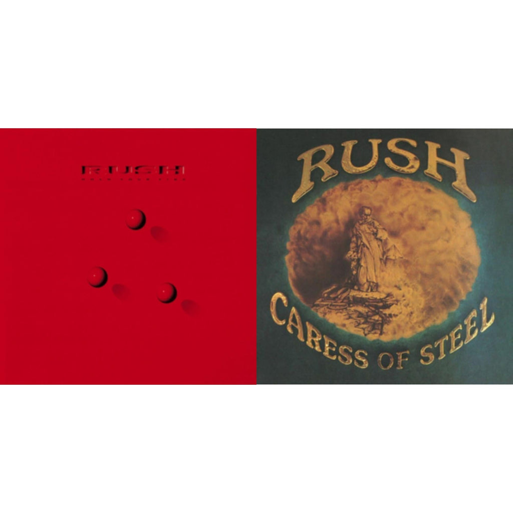 Rush - Caress Of Steel (180G/Dl Card) & Hold Your Fire (180G) - LP Vinyl Bundle