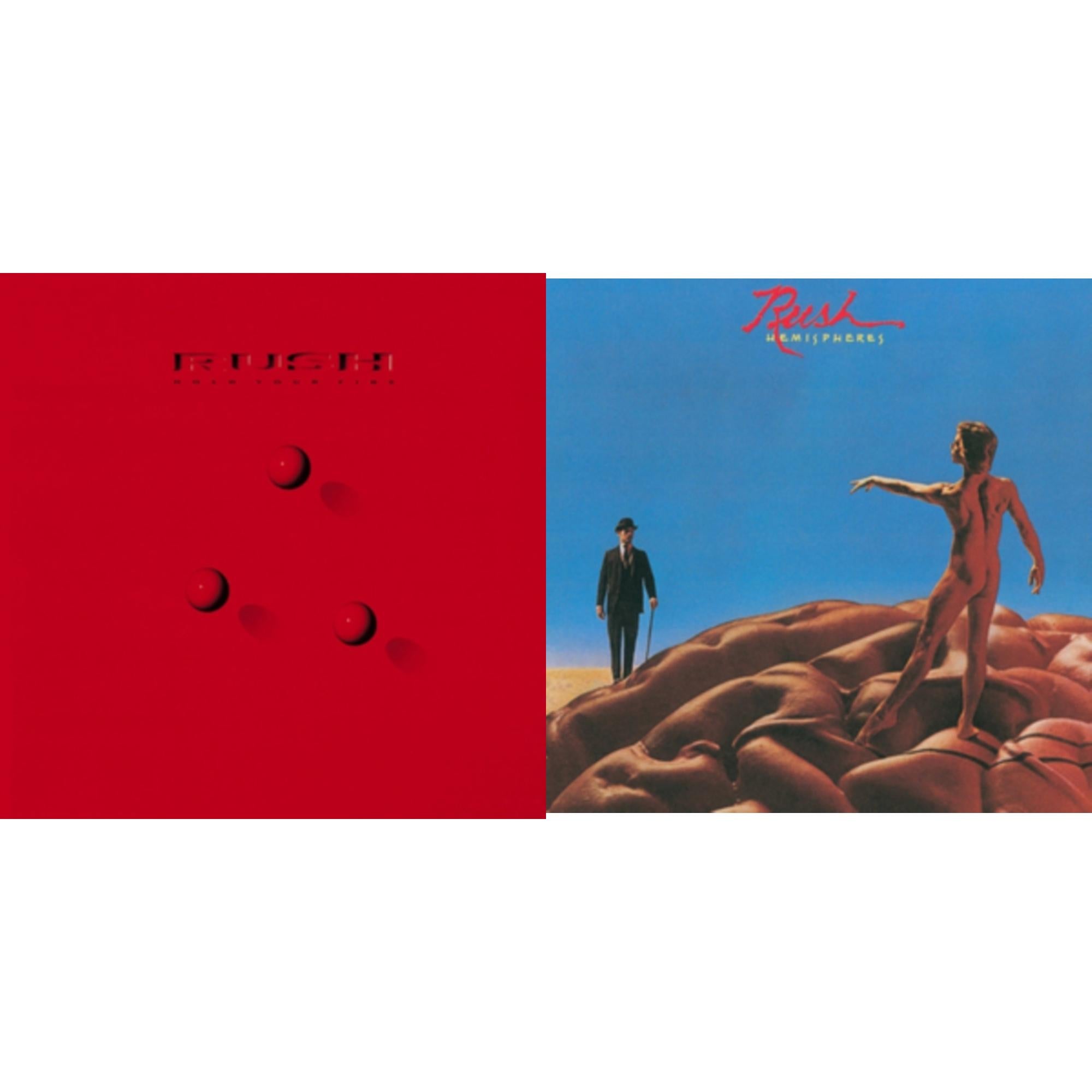 Rush - Hemispheres (180G) & Hold Your Fire (180G) - LP Vinyl Bundle