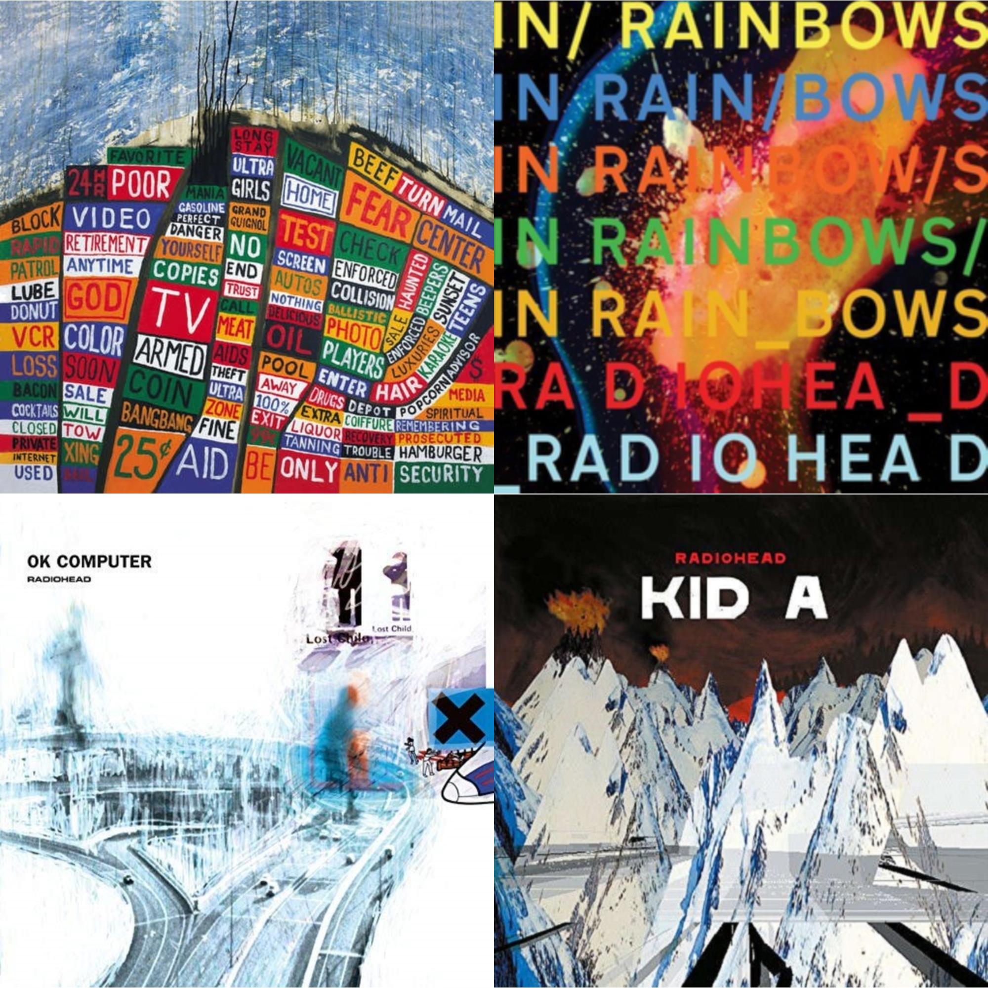 In Rainbows (180G) & Ok Computer (2LP/180G) & Kid A (2LP/180G) & Hail To The Thief (2LP/45 RPM/180G)