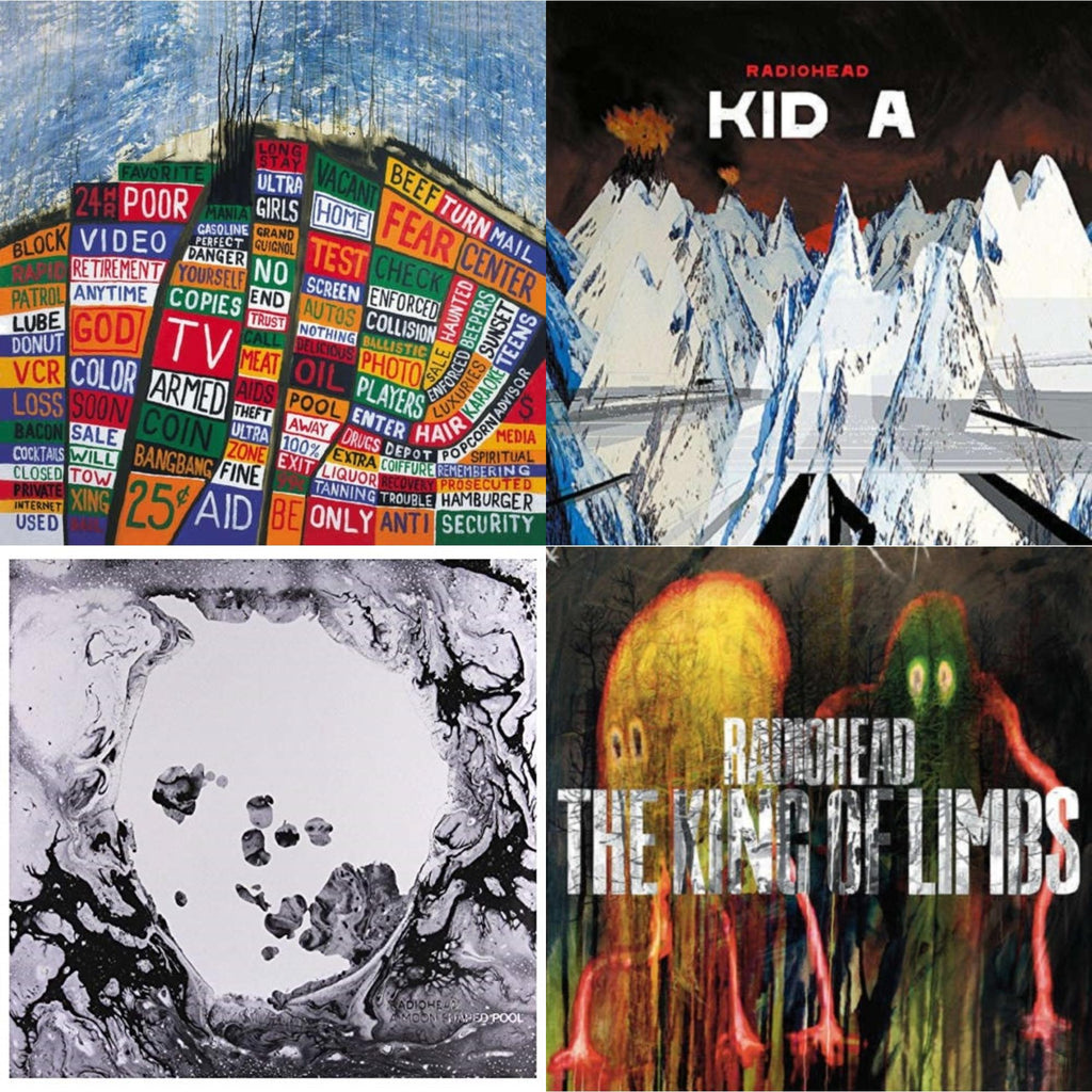 Kid A (2LP/180G) & Hail To The Thief (2LP/45 RPM/180G) & King Of Limbs (180G) & Moon Shaped Pool (Foil Gatefold Cover)