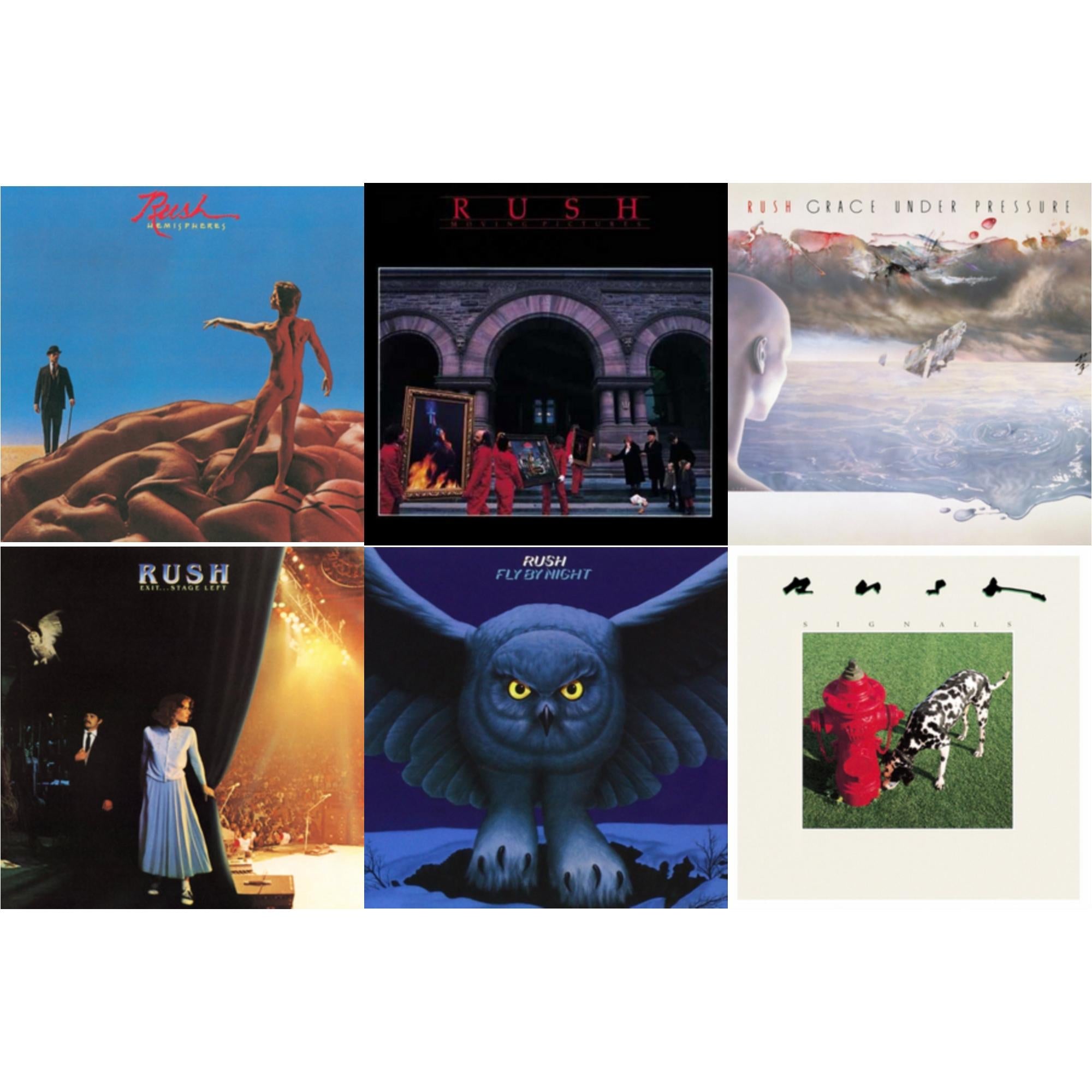 Fly By Night (180G) & Hemispheres (180G) & Moving Pictures (180G LP Vinyl/Dl Card) & Exit Stage Left (180G) & Signals (180G) & Grace Under Pressure (180G)