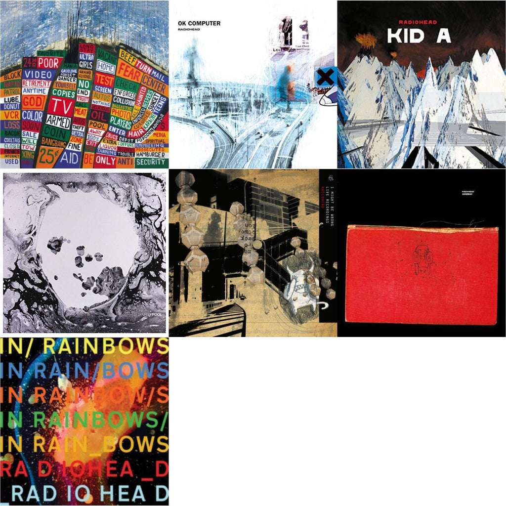 In Rainbows (180G) & Ok Computer (2LP/180G) & Kid A (2LP/180G) & Amnesiac (2LP/180G) & I Might Be Wrong & Hail To The Thief (2LP/45 RPM/180G) & Moon Shaped Pool (Foil Gatefold Cover)