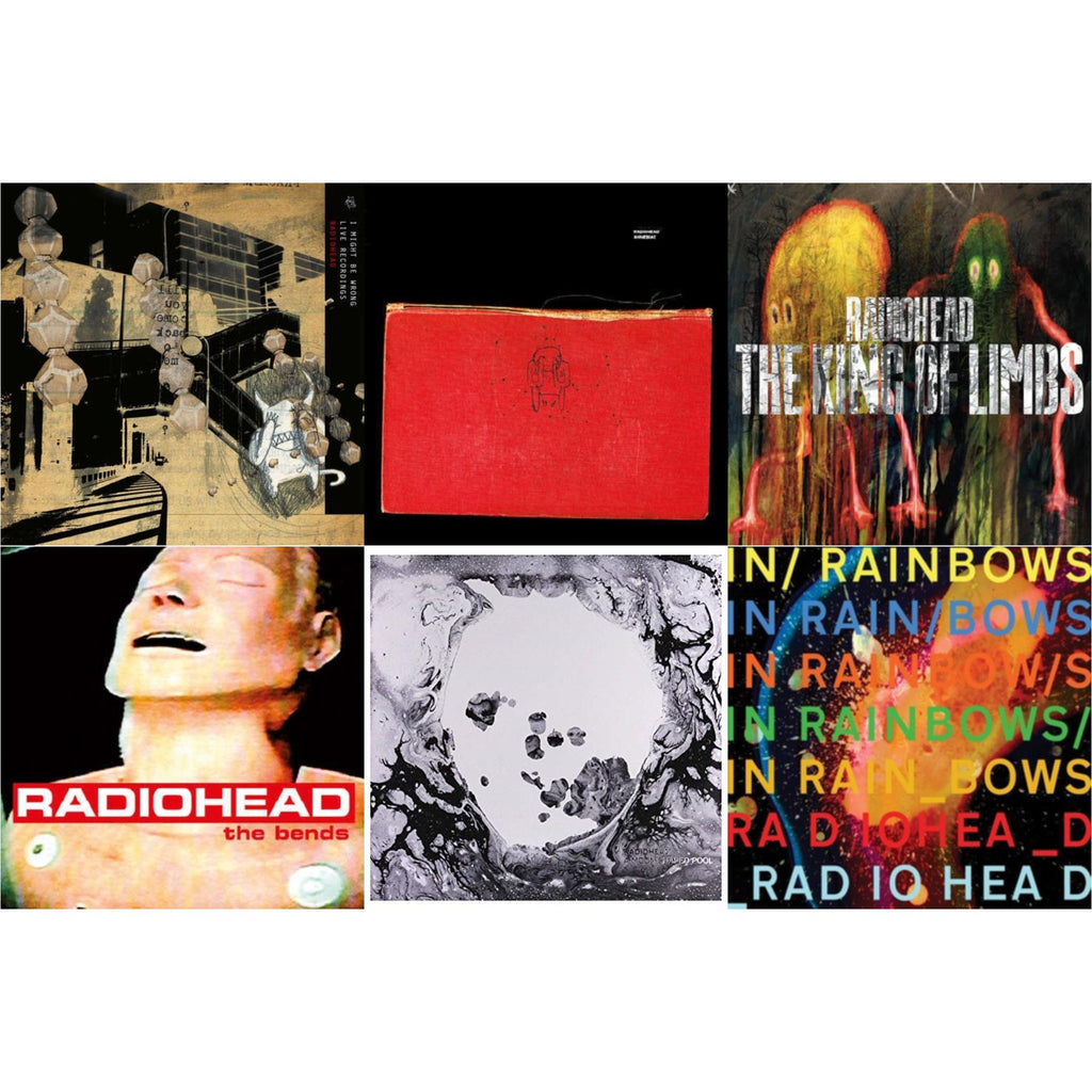 In Rainbows (180G) & Bends (180G) & Amnesiac (2LP/180G) & I Might Be Wrong & King Of Limbs (180G) & Moon Shaped Pool (Foil Gatefold Cover)