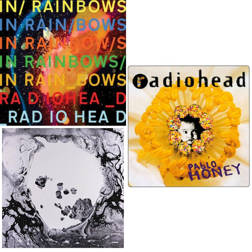 In Rainbows (180G) & Pablo Honey (180G) & Moon Shaped Pool (Foil Gatefold Cover)