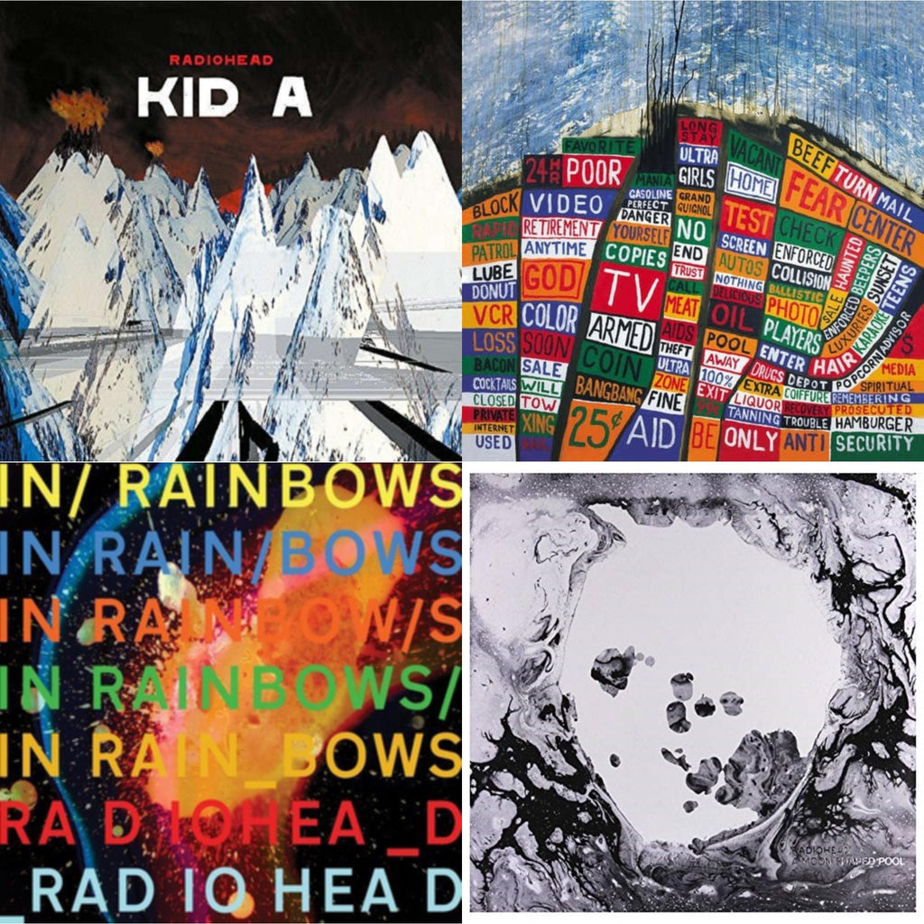 In Rainbows (180G) & Kid A (2LP/180G) & Hail To The Thief (2LP/45 RPM/180G) & Moon Shaped Pool (Foil Gatefold Cover)