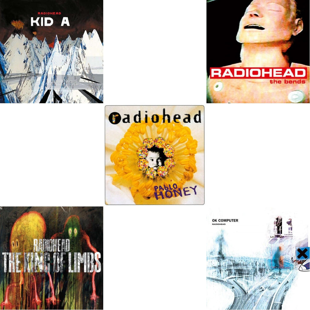 Pablo Honey (180G) & Bends (180G) & Ok Computer (2LP/180G) & Kid A (2LP/180G) & King Of Limbs (180G)