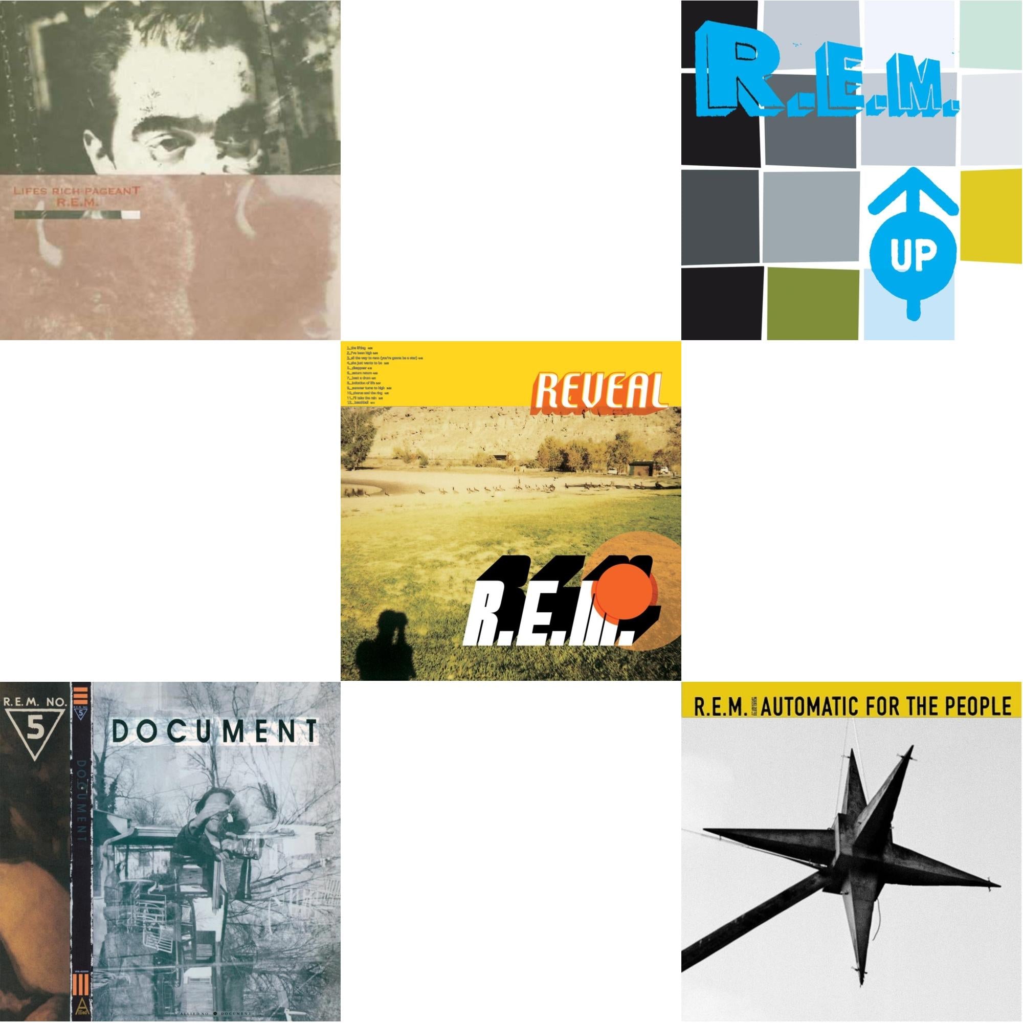 Document & Lifes Rich Pageant & Automatic For The People (25Th Anniversary Deluxe Edition) & Up (25Th Anniversary) (Deluxe Edition) (2LP) & Reveal