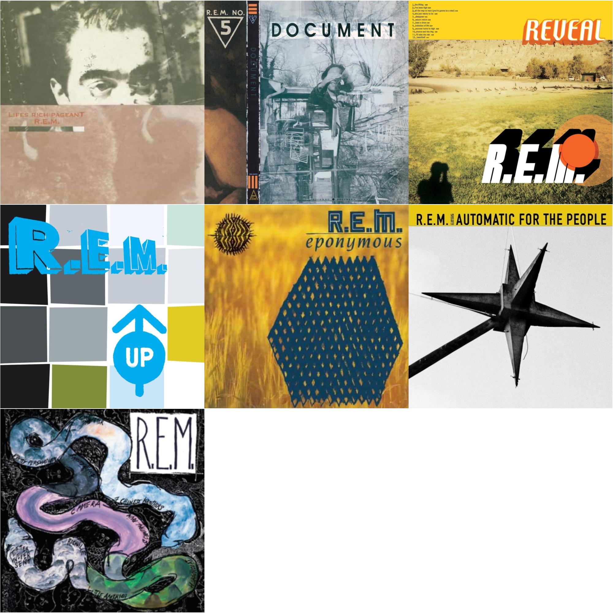 Document & Reckoning & Lifes Rich Pageant & Eponymous & Automatic For The People (25Th Anniversary Deluxe Edition) & Up (25Th Anniversary) (Deluxe Edition) (2LP) & Reveal