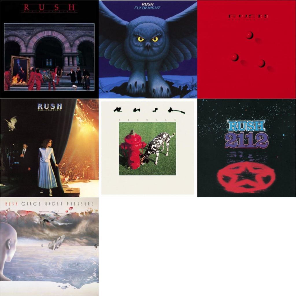 Fly By Night (180G) & 2112 (180G) & Moving Pictures (180G LP Vinyl/Dl Card) & Exit Stage Left (180G) & Signals (180G) & Grace Under Pressure (180G) & Hold Your Fire (180G)