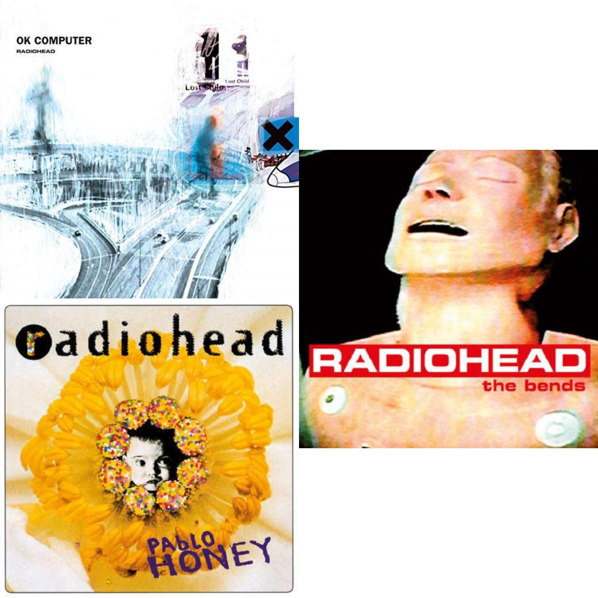 Pablo Honey (180G) & Bends (180G) & Ok Computer (2LP/180G)