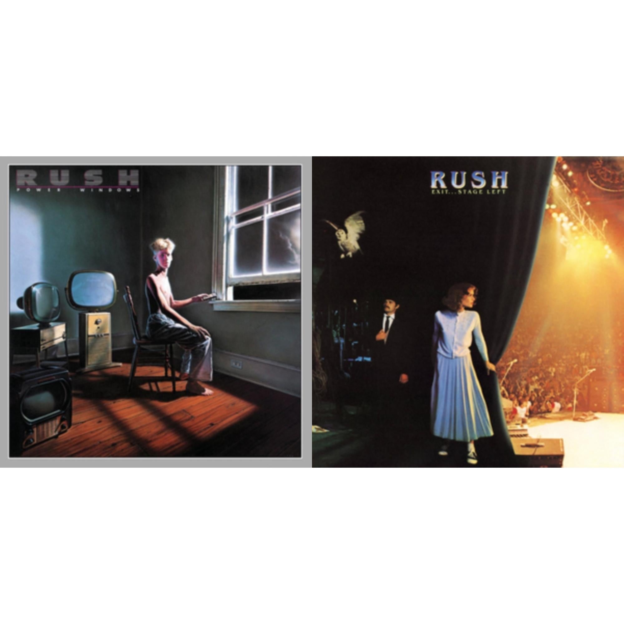 Rush - Exit Stage Left (180G) & Power Windows (180G) - LP Vinyl Bundle