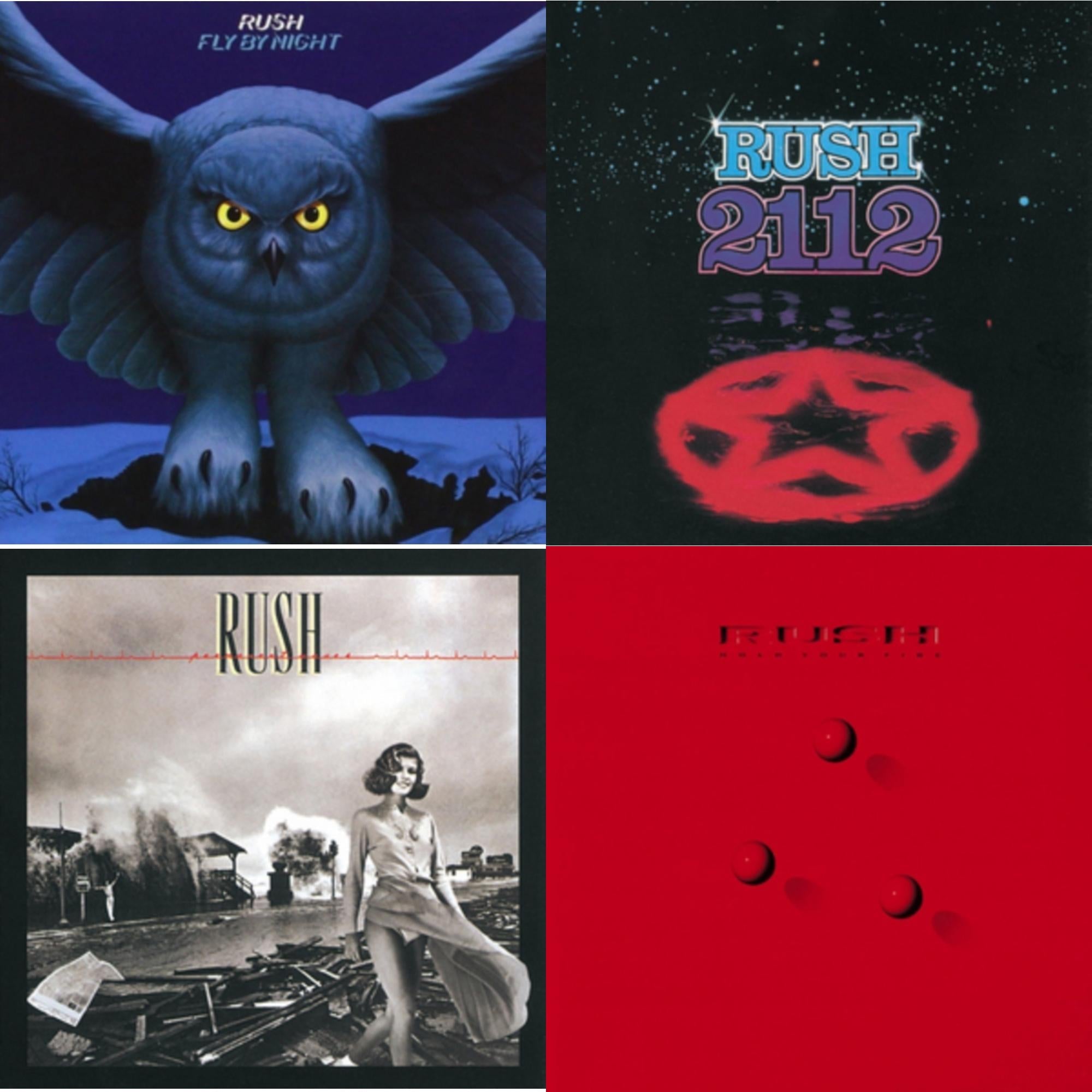 Fly By Night (180G) & 2112 (180G) & Permanent Waves (180G) & Hold Your Fire (180G)
