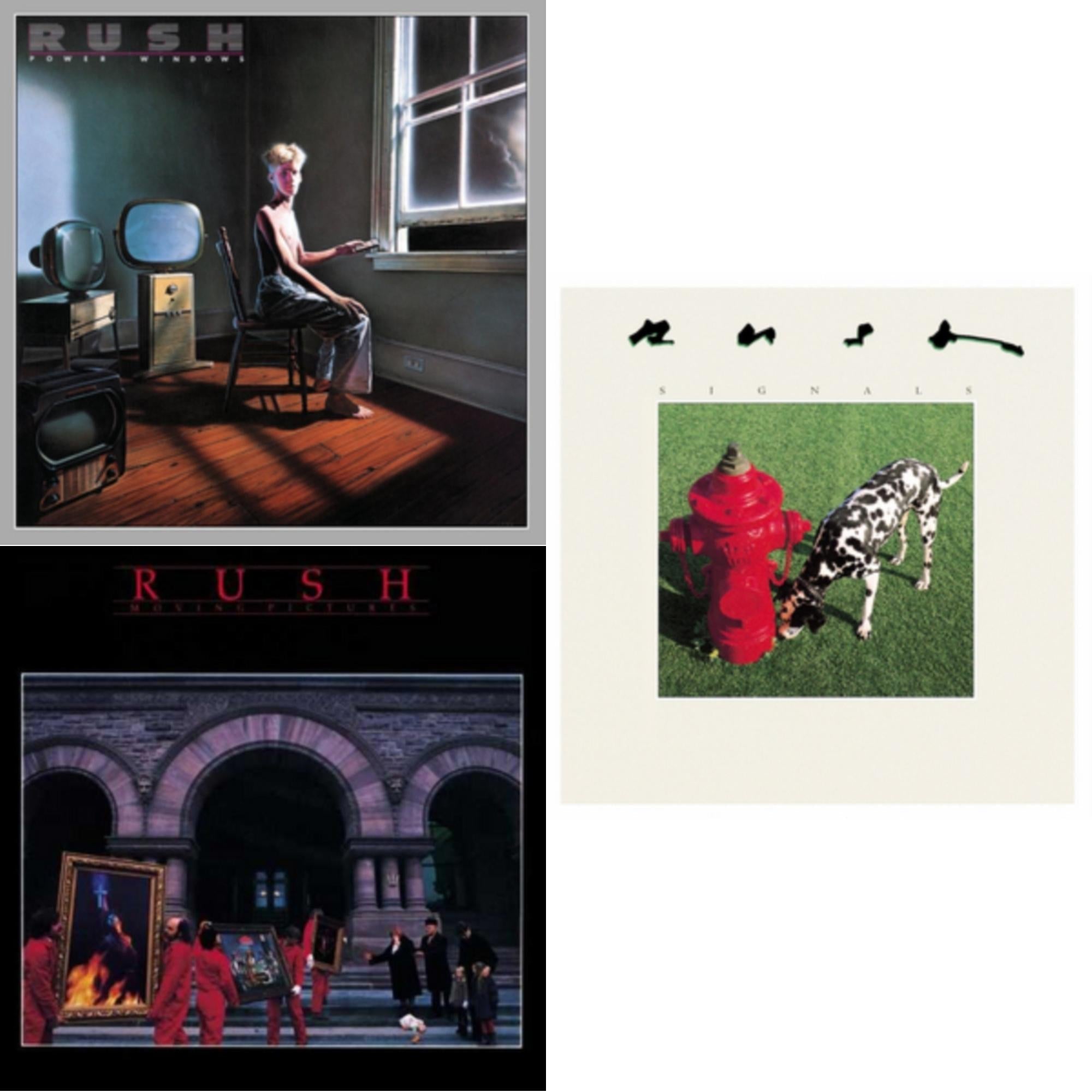 Moving Pictures (180G LP Vinyl/Dl Card) & Signals (180G) & Power Windows (180G)