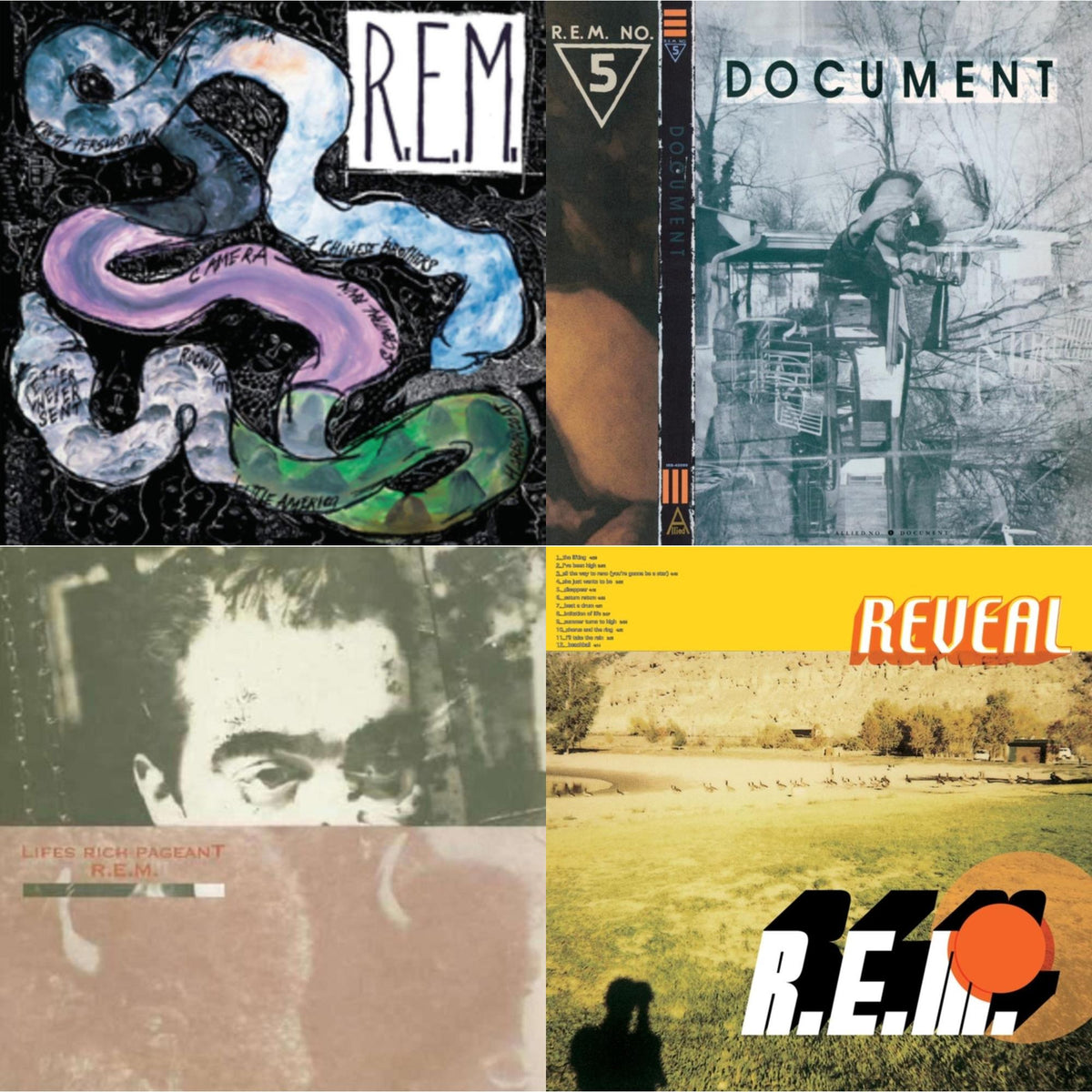 Document & Reckoning & Lifes Rich Pageant & Reveal