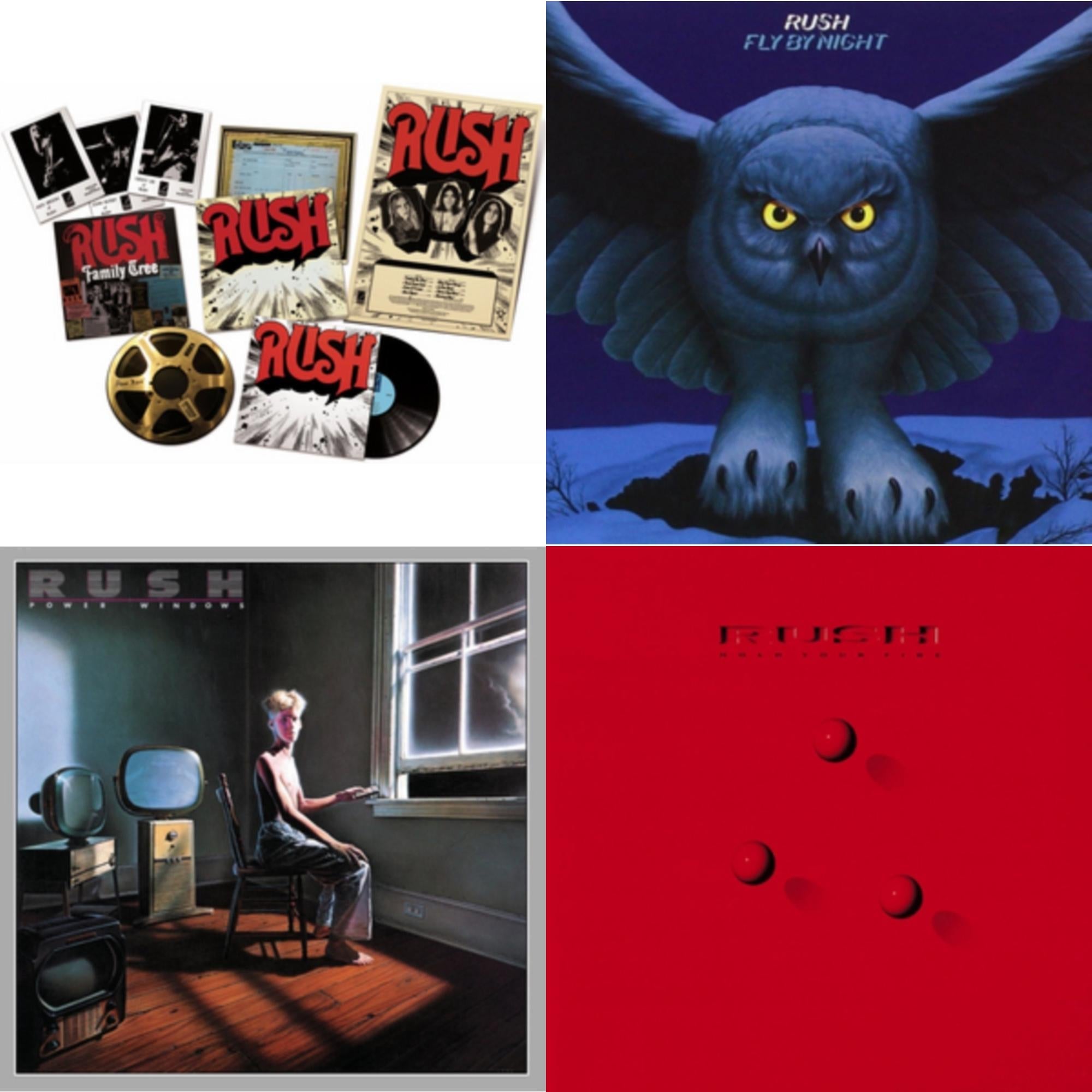 Rush (Rediscovered LP Box) (180G) & Fly By Night (180G) & Power Windows (180G) & Hold Your Fire (180G)
