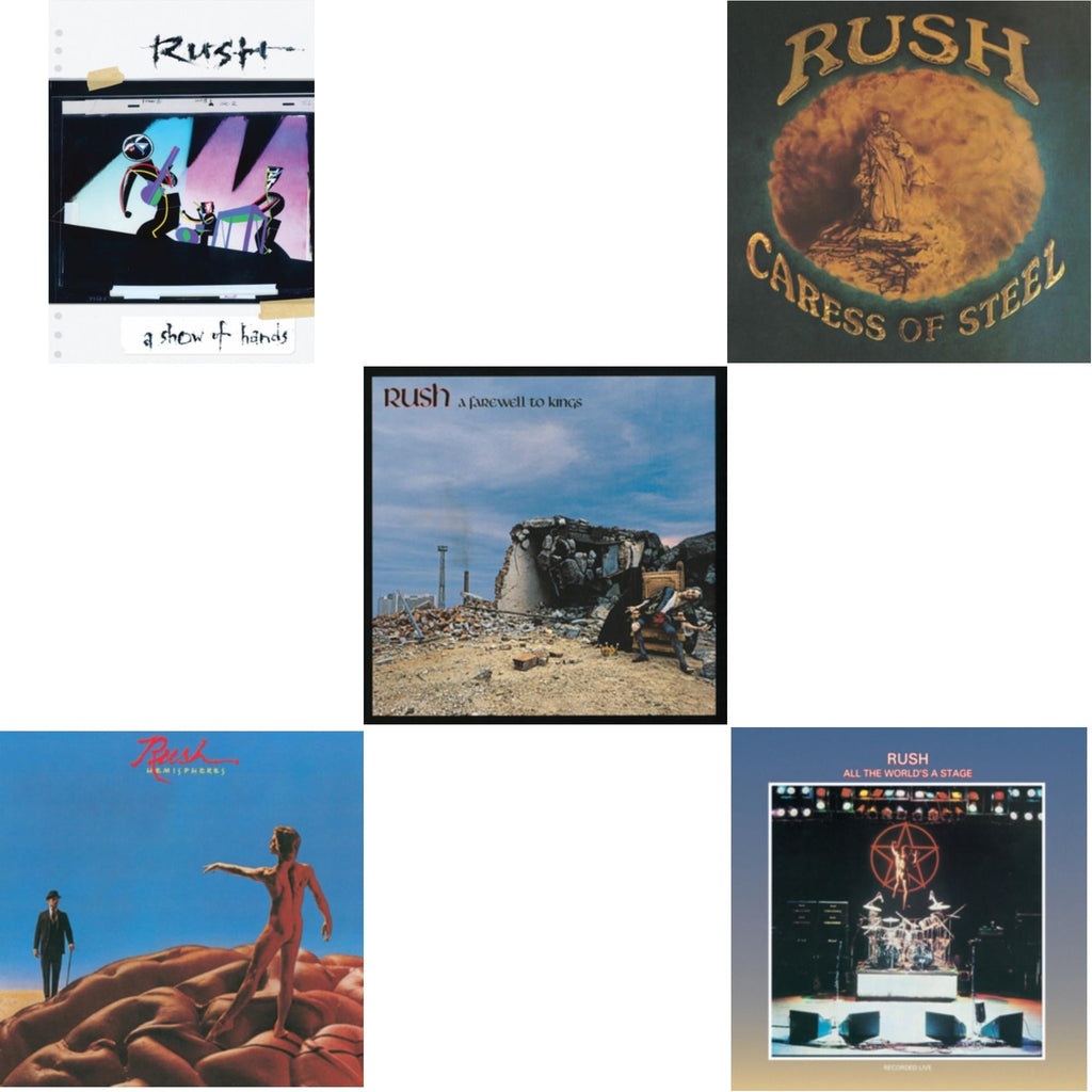Caress Of Steel (180G/Dl Card) & All The World's A Stage (180G) & Farewell To Kings (180G) & Hemispheres (180G) & Show Of Hands (180G)