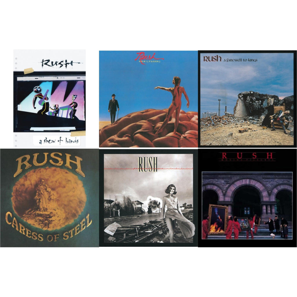Caress Of Steel (180G/Dl Card) & Farewell To Kings (180G) & Hemispheres (180G) & Permanent Waves (180G) & Moving Pictures (180G LP Vinyl/Dl Card) & Show Of Hands (180G)