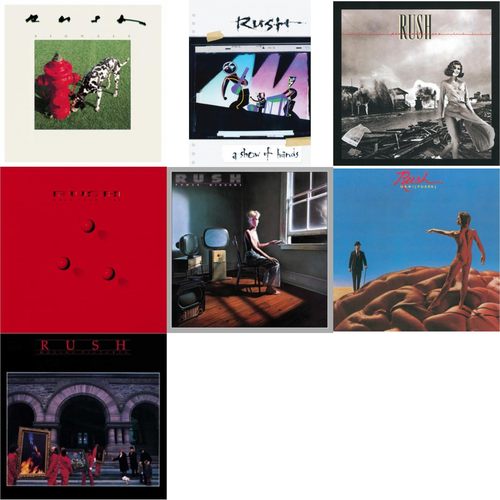 Hemispheres (180G) & Permanent Waves (180G) & Moving Pictures (180G LP Vinyl/Dl Card) & Signals (180G) & Power Windows (180G) & Hold Your Fire (180G) & Show Of Hands (180G)