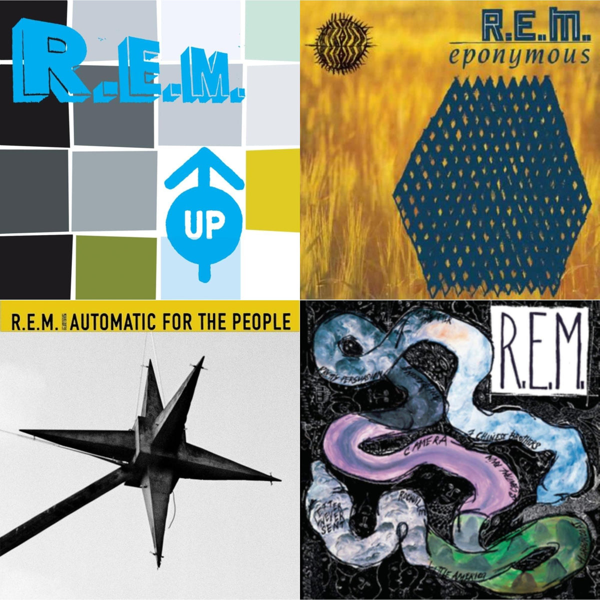 Reckoning & Eponymous & Automatic For The People (25Th Anniversary Deluxe Edition) & Up (25Th Anniversary) (Deluxe Edition) (2LP)