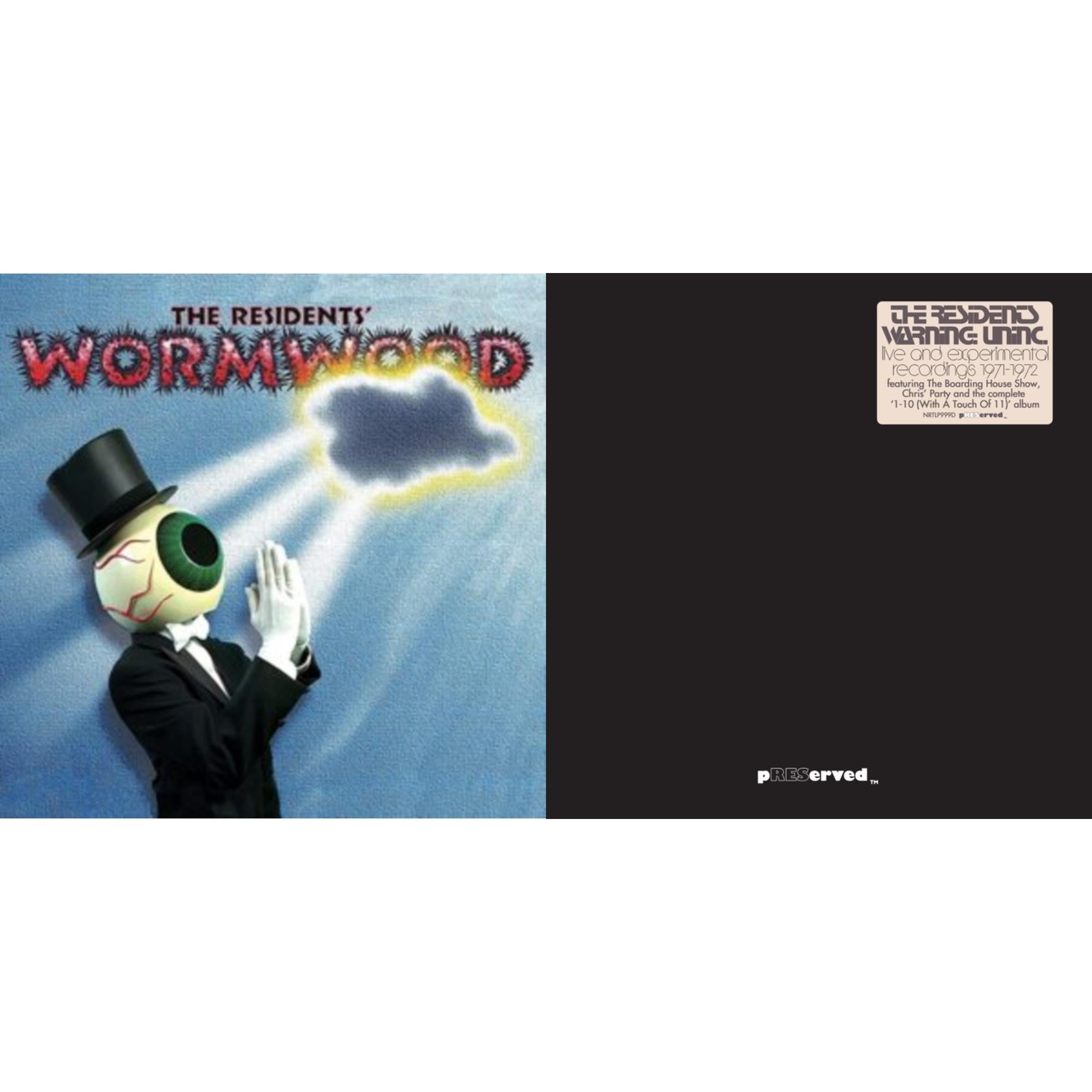 Wormwood (2LP) & Warning: Uninc.: Live & Experimental Recordings 1971-1972 (2LP)