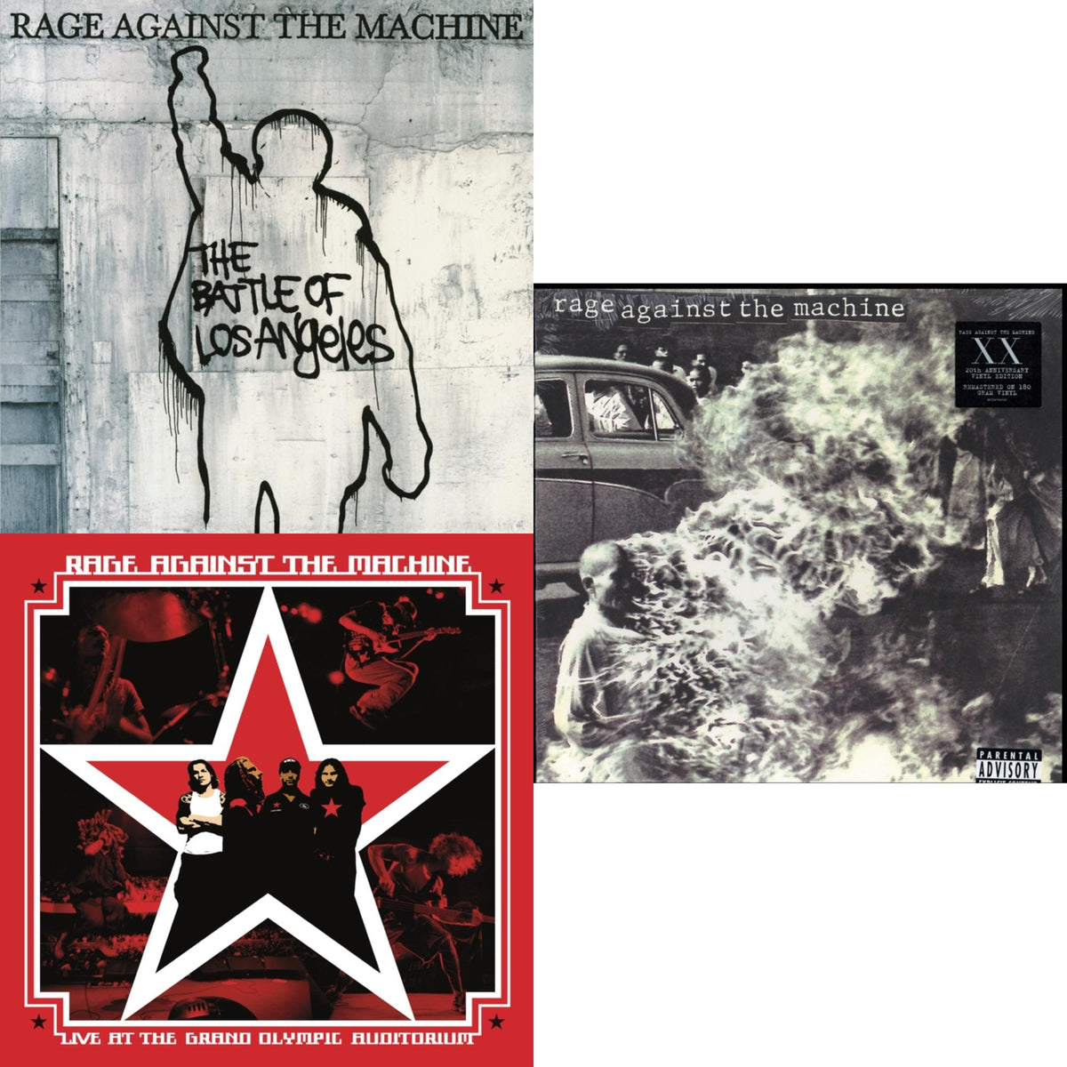 Live At The Grand Olympic Auditorium (2LP/180G Vinyl) & Battle Of Los Angeles (180G LP Vinyl) & Rage Against The Machine