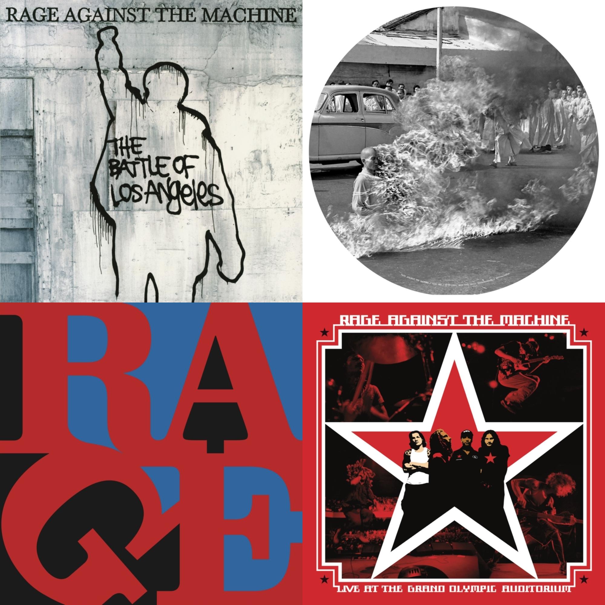 Rage Against The Machine - Live At The Grand Olympic Auditorium (2LP/180G Vinyl) & Renegades (180G LP Vinyl) & Battle Of Los Angeles (180G LP Vinyl) & Rage Against The Machine (X) (Picture Disc)
