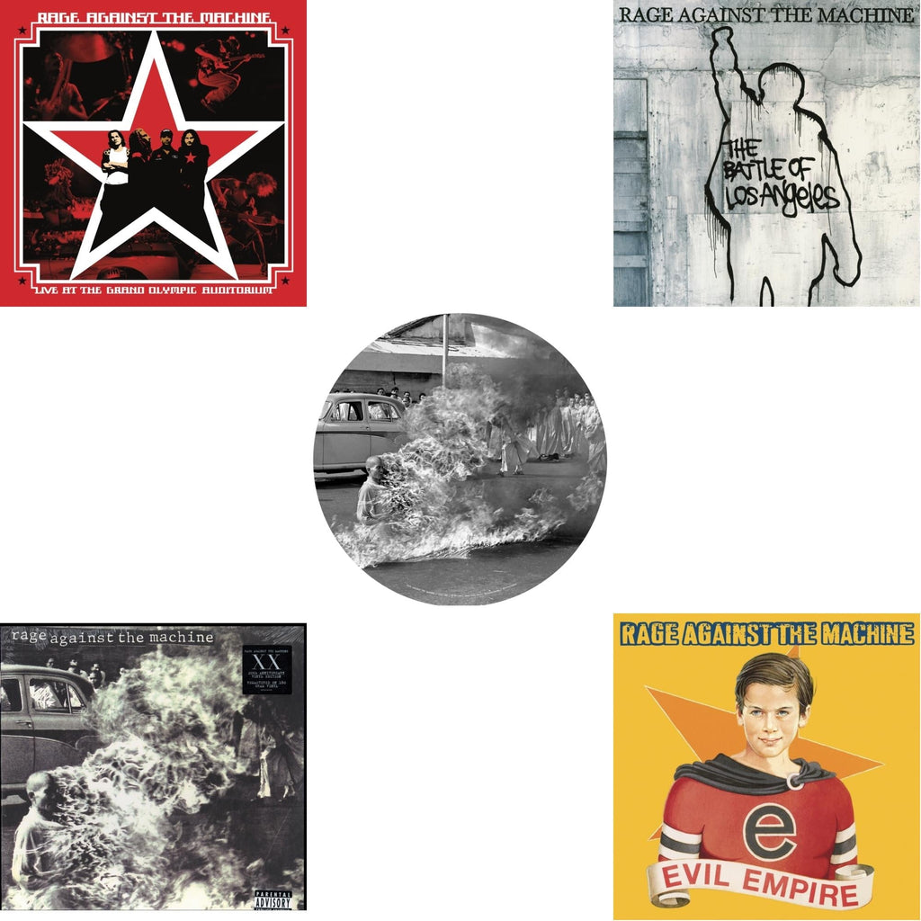 Rage Against The Machine - Live At The Grand Olympic Auditorium (2LP/180G Vinyl) & Battle Of Los Angeles (180G LP Vinyl) & Evil Empire (Pa) (180G) & Rage Against The Machine & Rage Against The Machine (X) (Picture Disc)