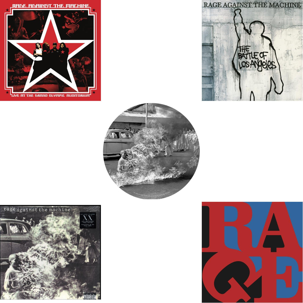 Rage Against The Machine - Live At The Grand Olympic Auditorium (2LP/180G Vinyl) & Renegades (180G LP Vinyl) & Battle Of Los Angeles (180G LP Vinyl) & Rage Against The Machine & Rage Against The Machine (X) (Picture Disc)